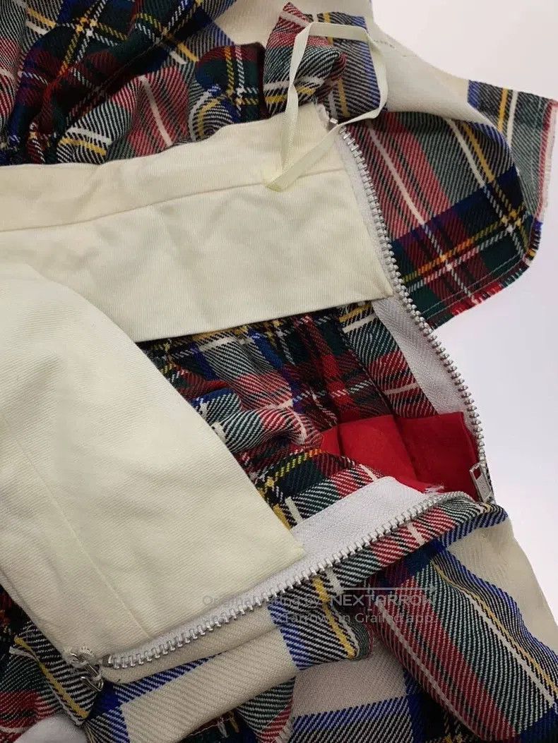 Comme des Garcons Comme Des Garcons size S Orange Vintage Patchwork Tulle De Size 22" - 3 Thumbnail