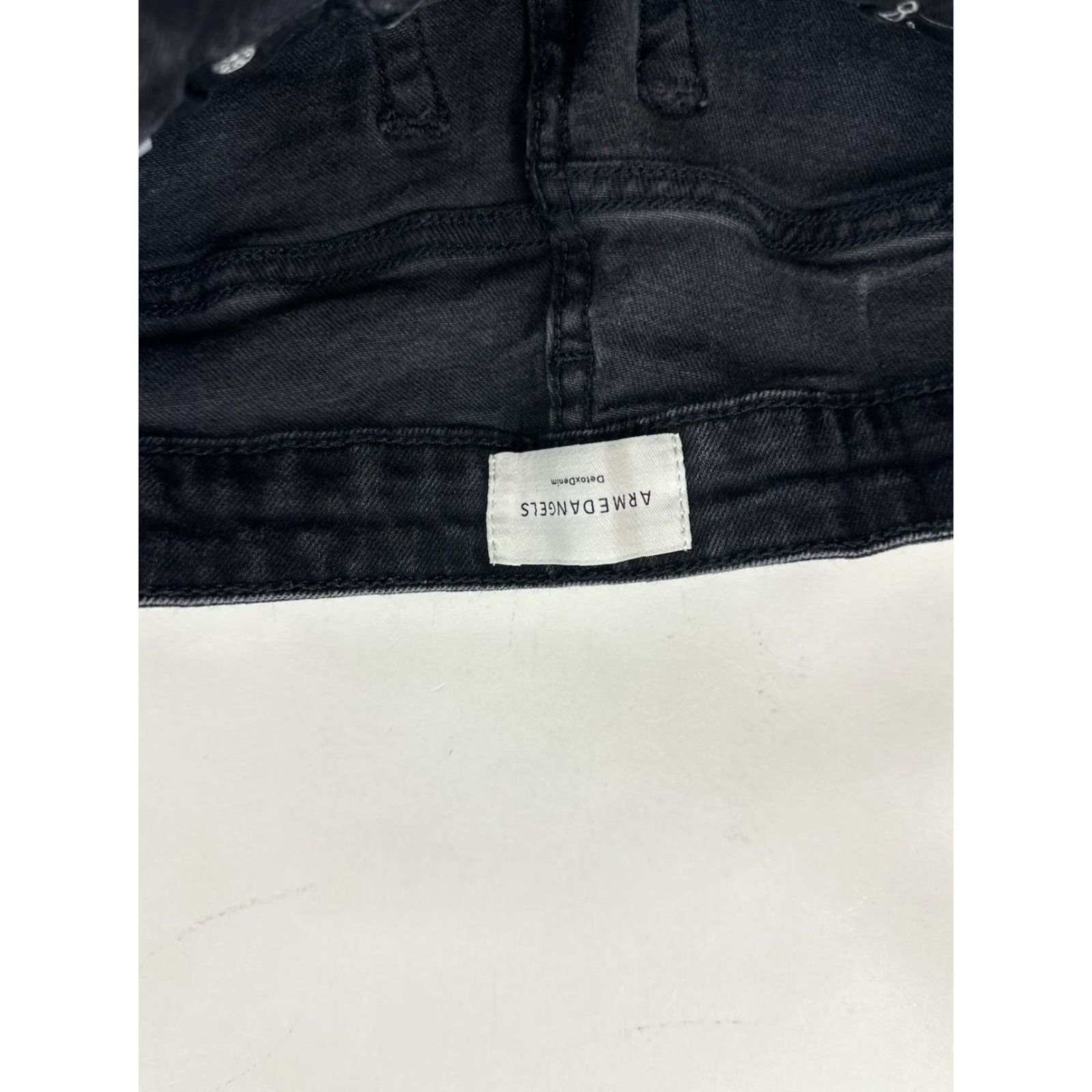 Vintage Armedangels Jeans Women’s 27 Black Skinny Stretch Jeans Slim Rise Mid Dark Wash Womens 27 Black Skinny Stretch Size 27" / US 4 / IT 40 - 3 Thumbnail