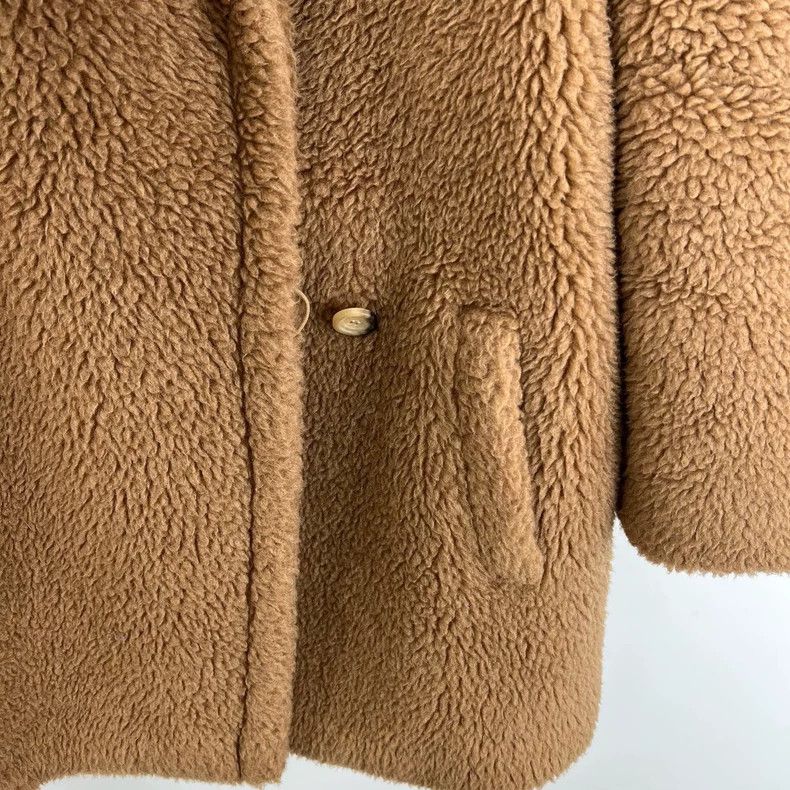 Max Mara Max Mara Brown Teddy Bear Cropped Coat Jacket Size S / US 4 / IT 40 - 7 Thumbnail