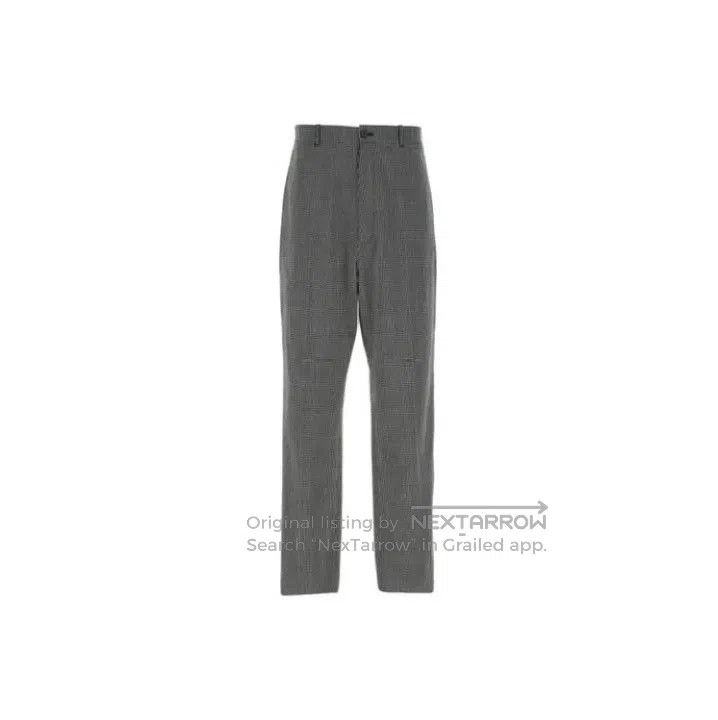 Balenciaga Balenciaga Men's Gray Wool Blend Wide Leg Pants. Size US 44 / EU 60 - 1 Thumbnail
