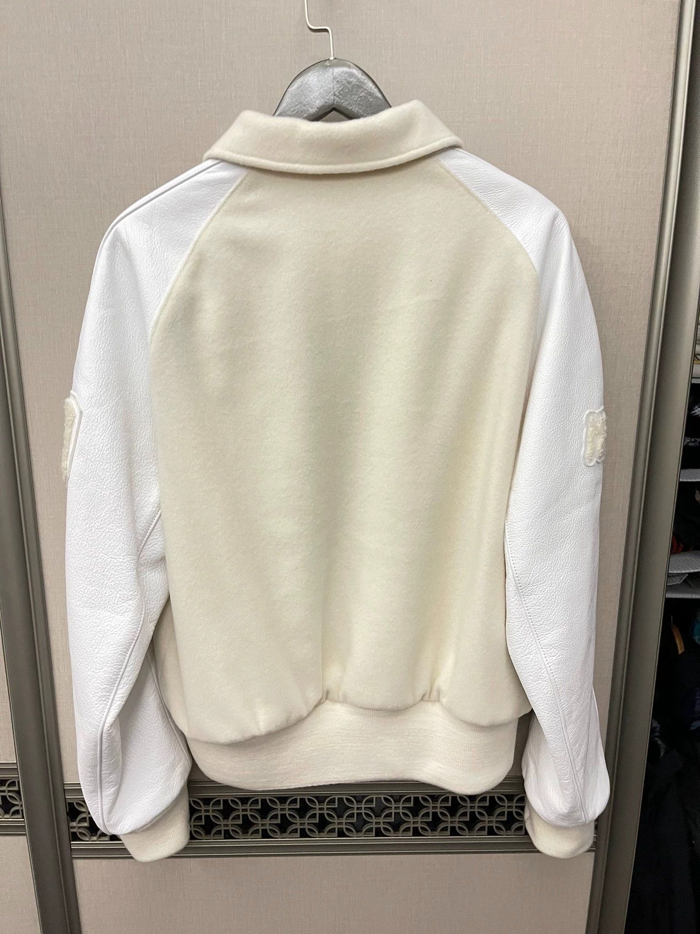 Bruno Magli Magliano Runway Rare Wool Shearling Cream Fur Embroidery L Size L / US 10 / IT 46 - 2 Thumbnail