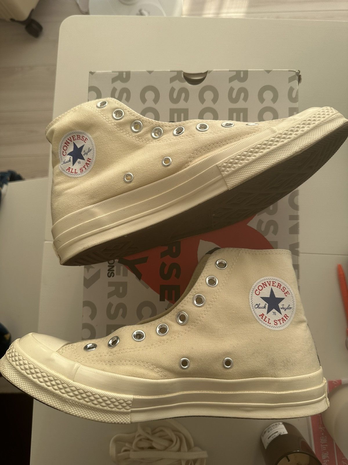 Comme des Garcons × Converse CDG x Converse Hi-top Size US 9 / EU 42 - 8 Thumbnail