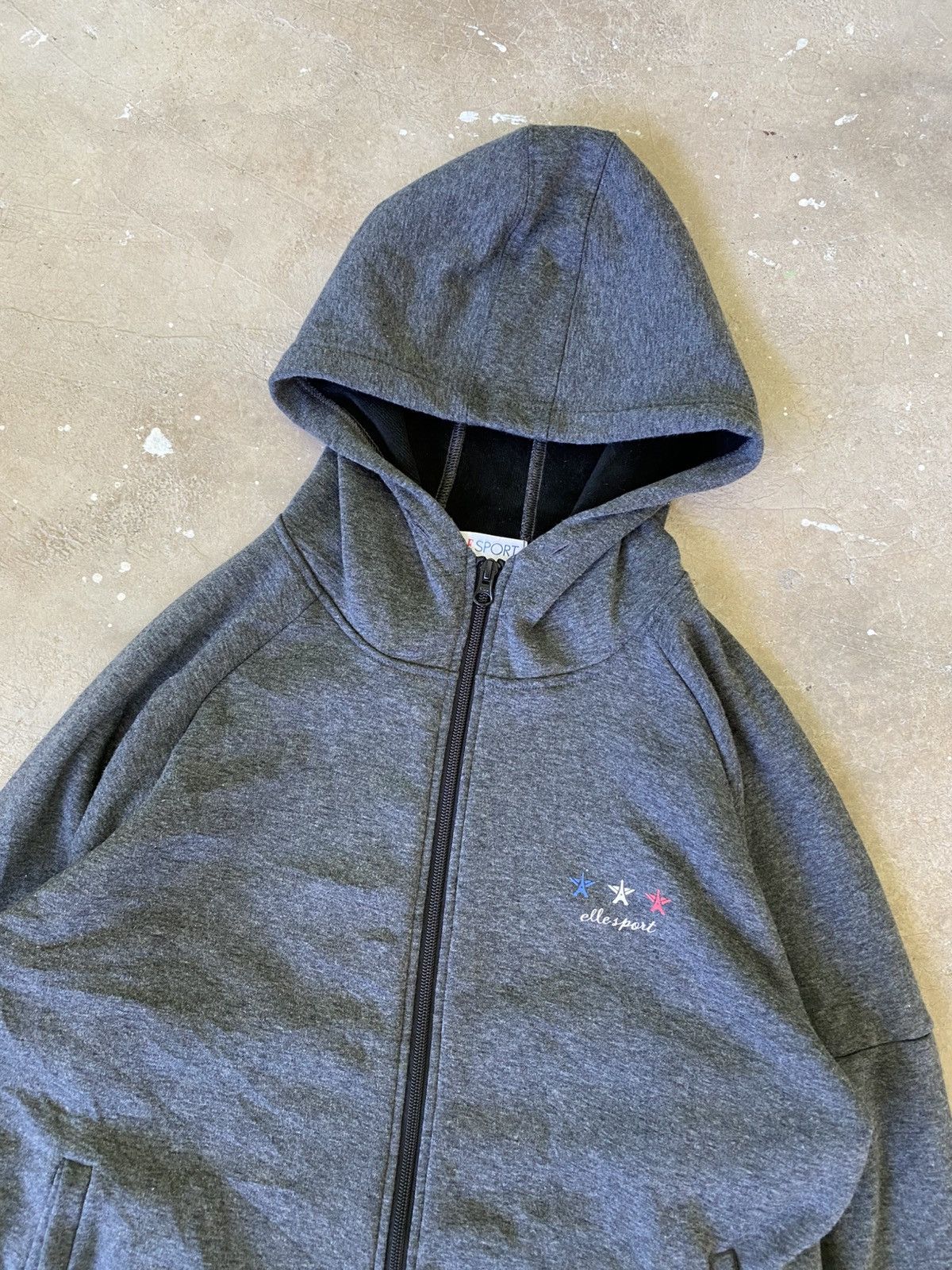 Japanese Brand Elle Sport Paris Thumb Hole Zip Hoodie Women Size M / US 6-8 / IT 42-44 - 2 Thumbnail