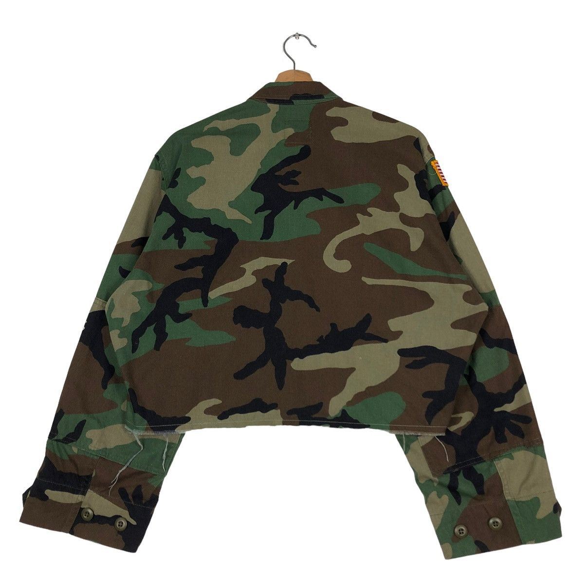 Vintage 🔥Vintage Cropped Chore Camoflouge Jacket US Army Size US S / EU 44-46 / 1 - 8 Thumbnail
