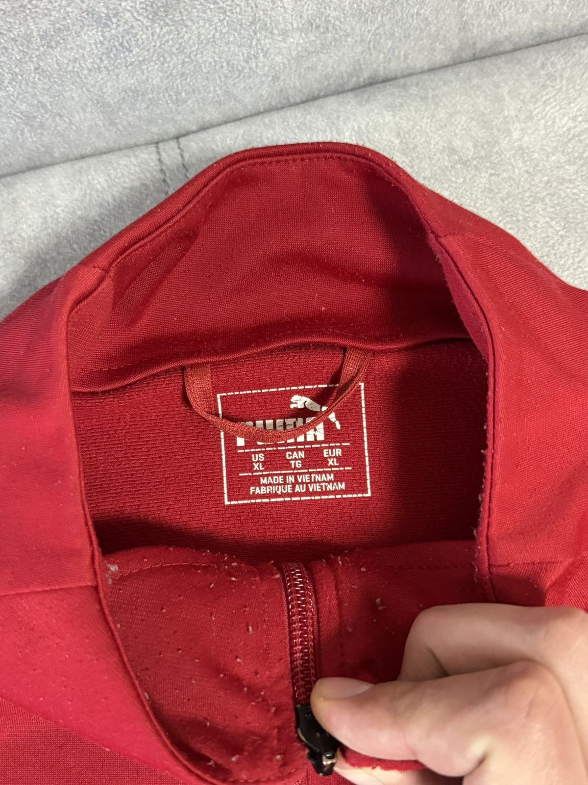 Puma × Vintage Puma Arsenal F. C. zip jacket hoodie soccer jersey size XL Size US XL / EU 56 / 4 - 18 Thumbnail