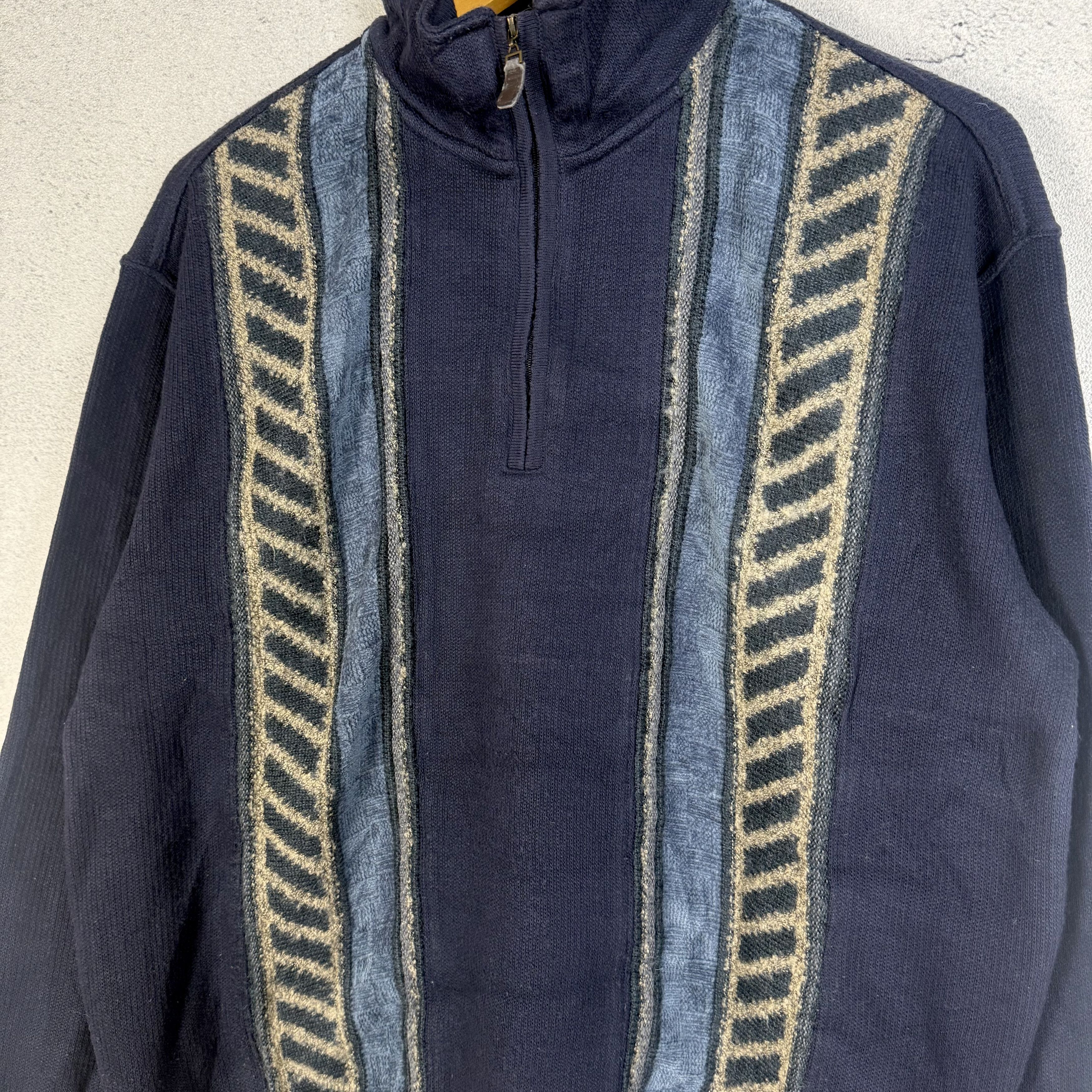 Lindbergh Vintage 90s Lindbergh Halfzip Sweatshirt Crewneck Size US M / EU 48-50 / 2 - 2 Thumbnail