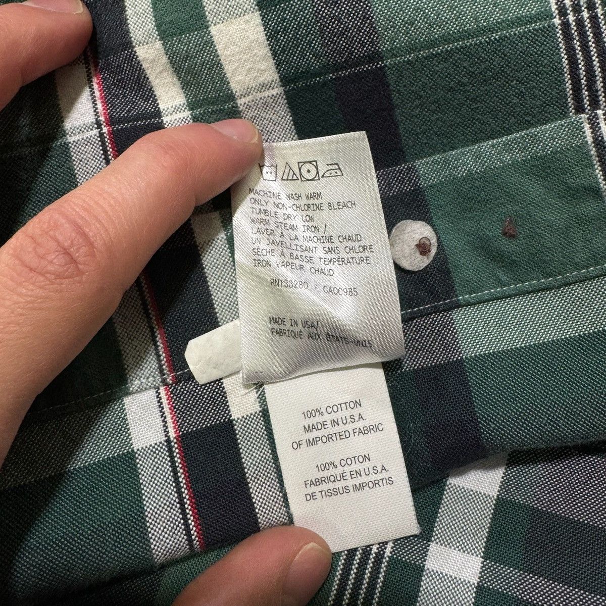 Thom Browne Thom Browne Flannel Size US S / EU 44-46 / 1 - 8 Thumbnail