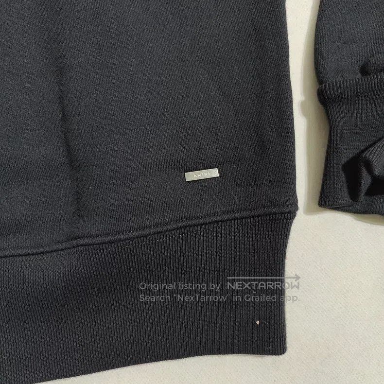 Amiri Amiri Size S Blue cashew flower letter hooded sweater hoodi Size US S / EU 44-46 / 1 - 6 Thumbnail