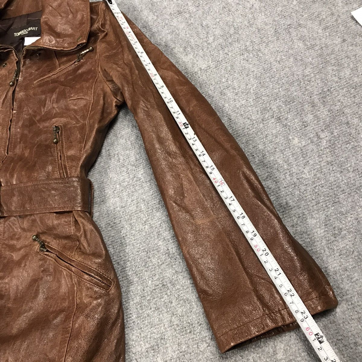 14th Addiction × If Six Was Nine × Tornado Mart TORNADO MART LEATHER LONG JACKET WOMAN IFSIXWASNINE STYLE Size XS / US 0-2 / IT 36-38 - 13 Thumbnail