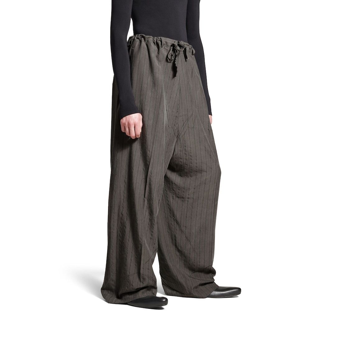 Balenciaga o1w1db11225 Fluid Tailored Pants in Grey Size US 36 / EU 52 - 6 Thumbnail