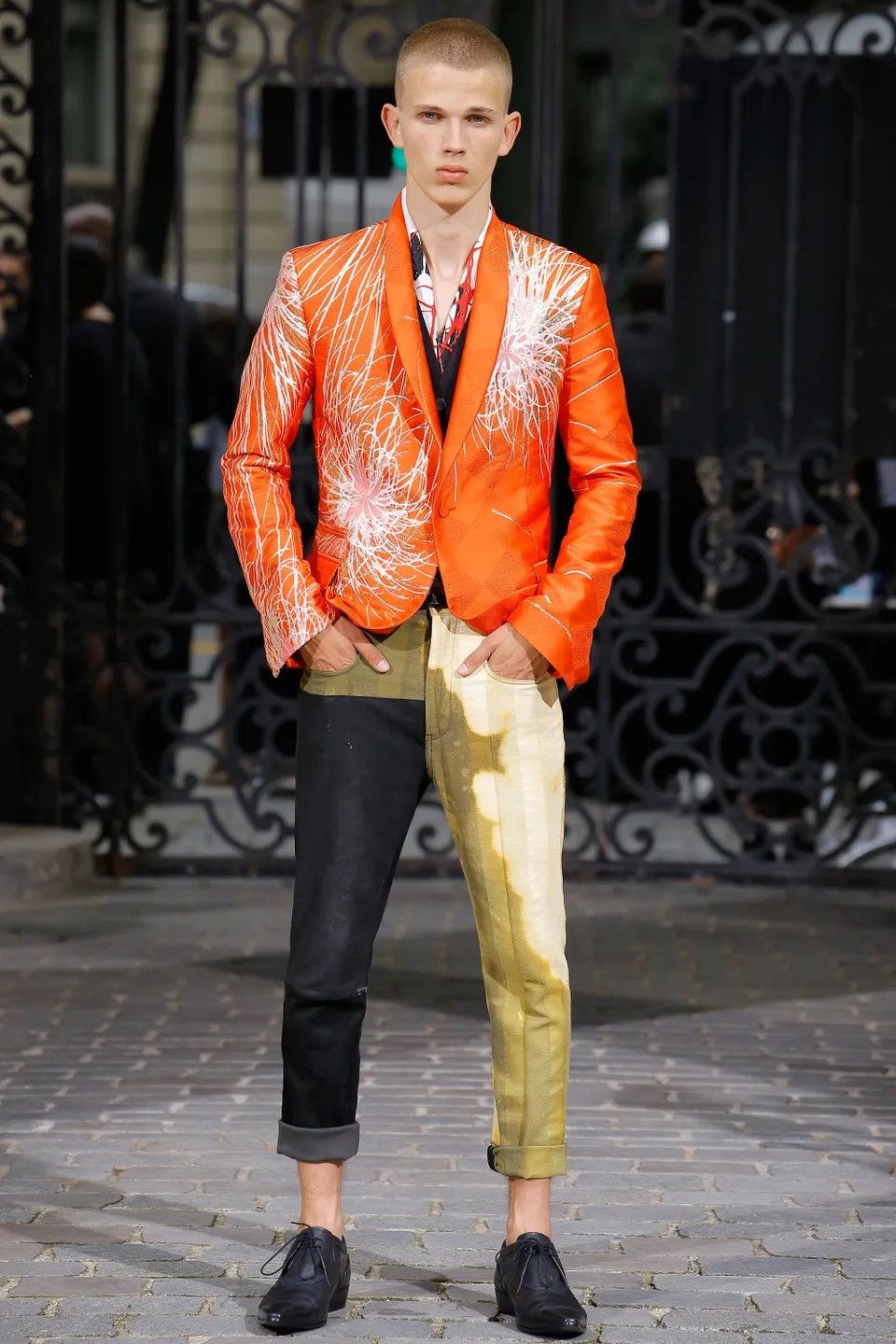 Haider Ackermann SS17 Bleached Two Tone Suede Trousers Size US 30 / EU 46 - 7 Thumbnail