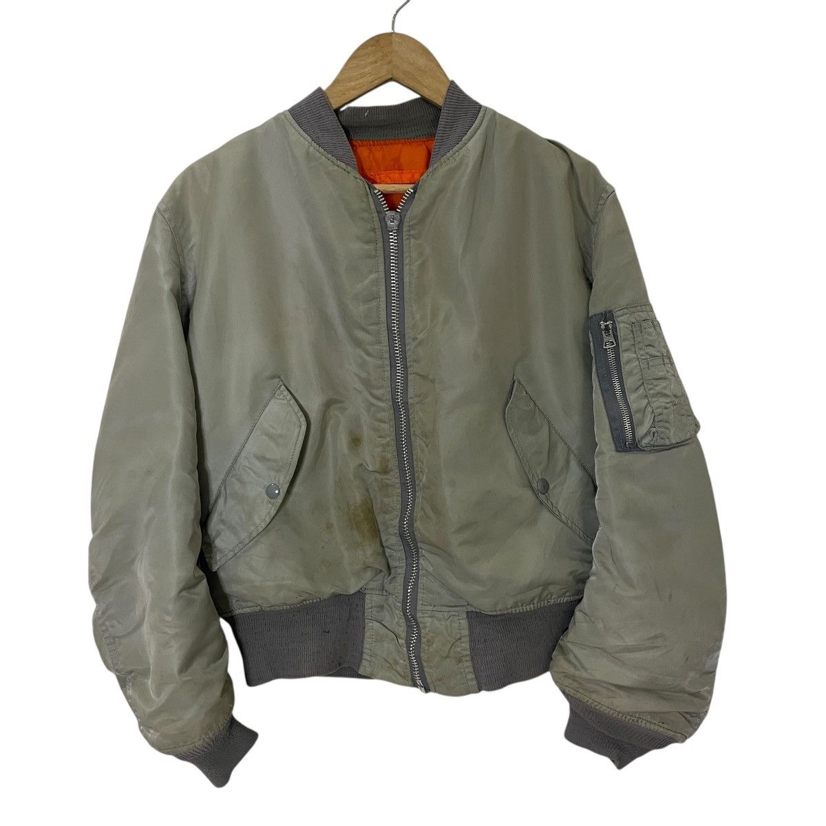 Alpha Industries × Vintage Vintage 90's MA-1 Bomber Jacket