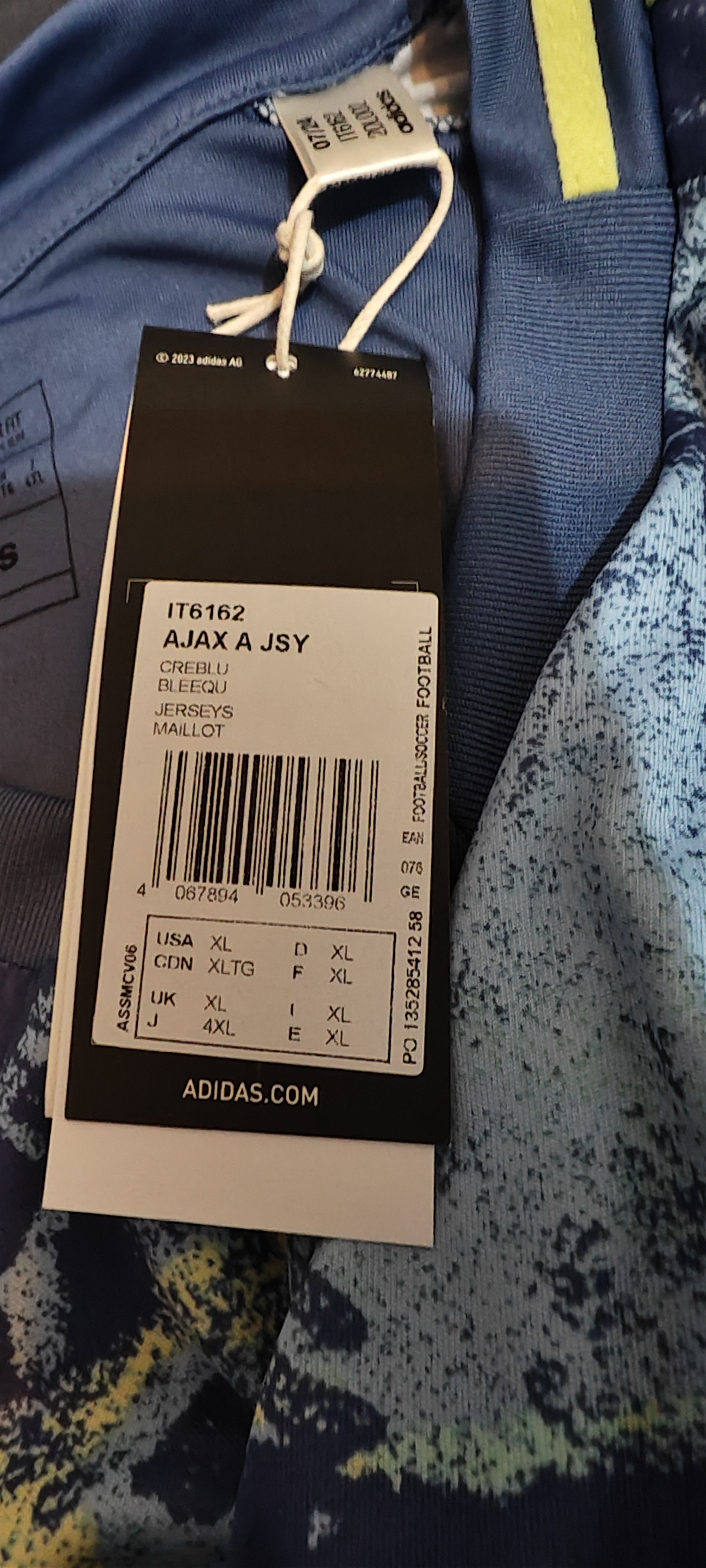 Adidas Ajax Amsterdam 24/25 Adidas IT6162 XL football jersey XL Size US XL / EU 56 / 4 - 5 Thumbnail