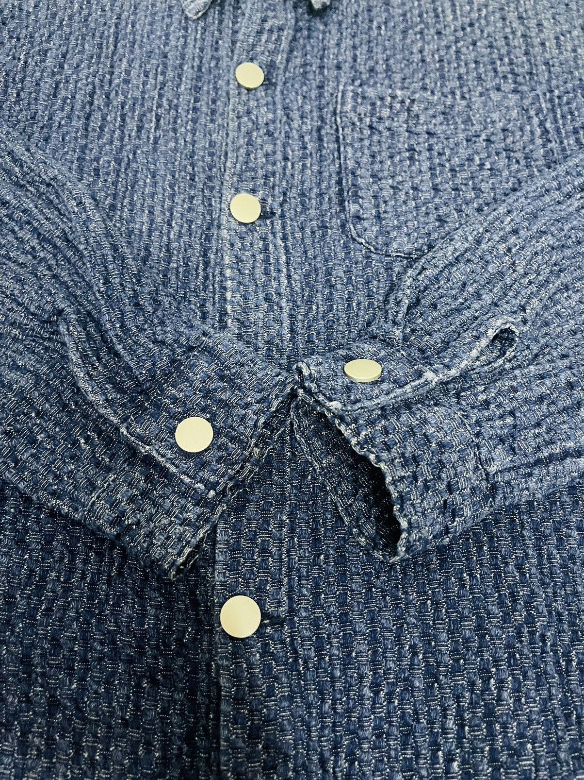 The Unbranded Brand Mi Han Button Up Tweed Jacket (07) Size US L / EU 52-54 / 3 - 5 Thumbnail