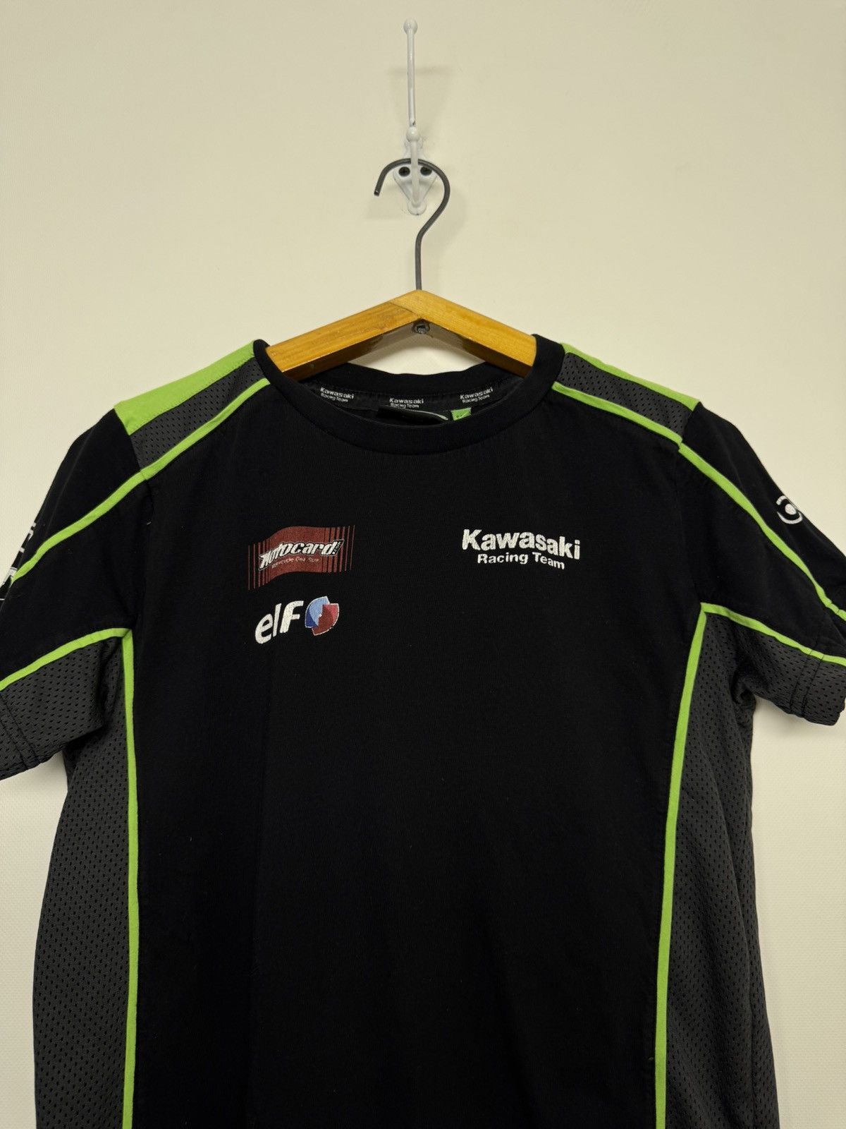 Vintage Vintage Y2k Kawasaki T shirt Motosport Racing Team Shirt Size US S / EU 44-46 / 1 - 3 Thumbnail