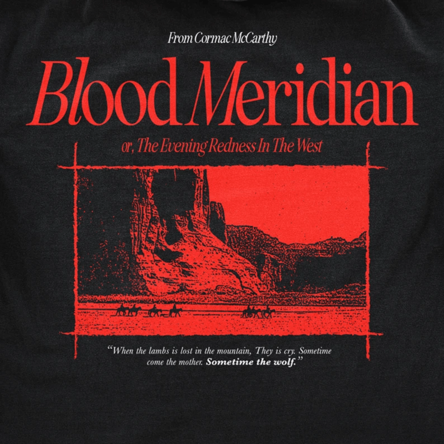 Japanese Brand Blood Meridian t-shirt, Cormac McCarthy graphic teeshirt Size US L / EU 52-54 / 3 - 3 Thumbnail