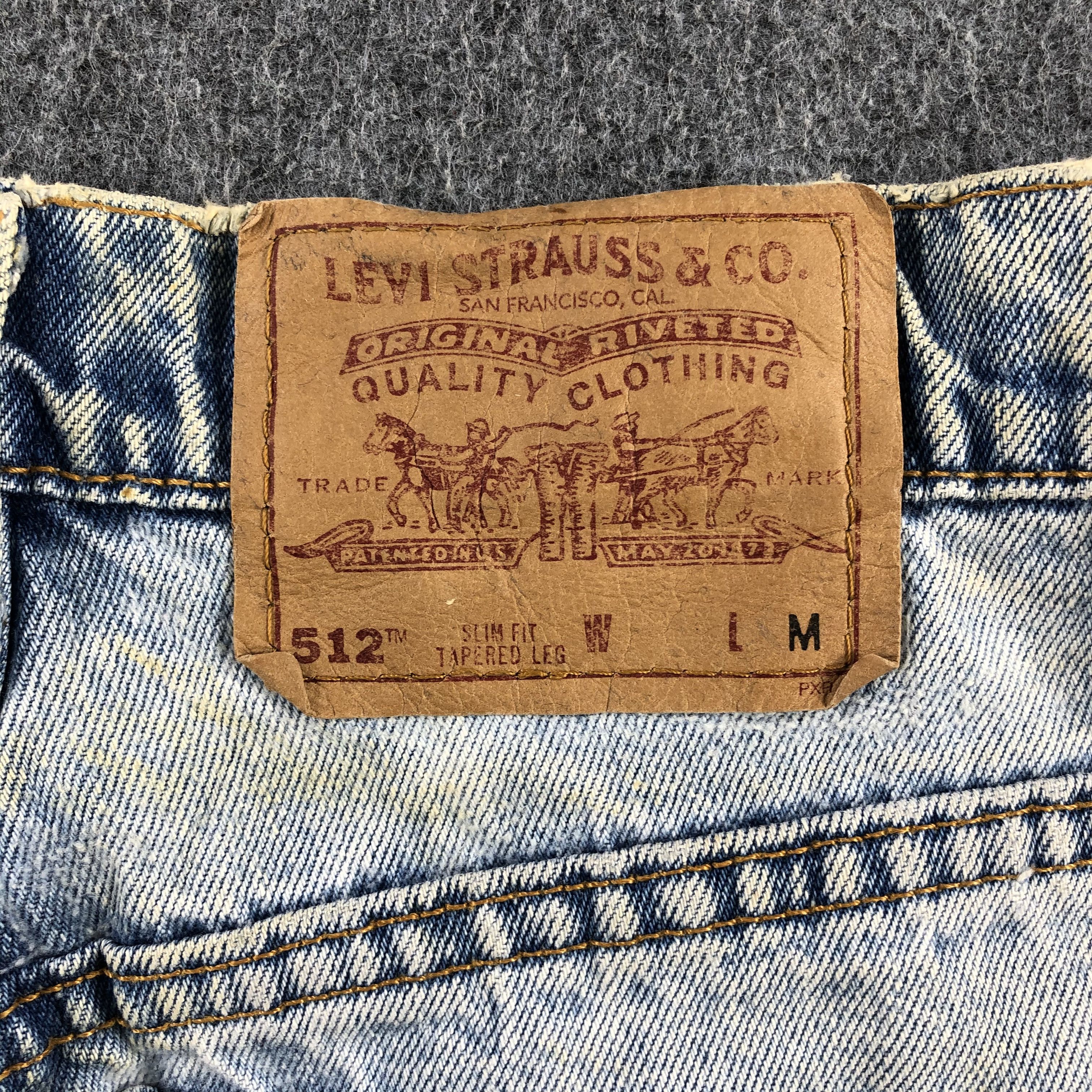 Levi's Vintage 90s Light Wash Levis 512 Jeans-J2249 Size US 29 - 5 Thumbnail