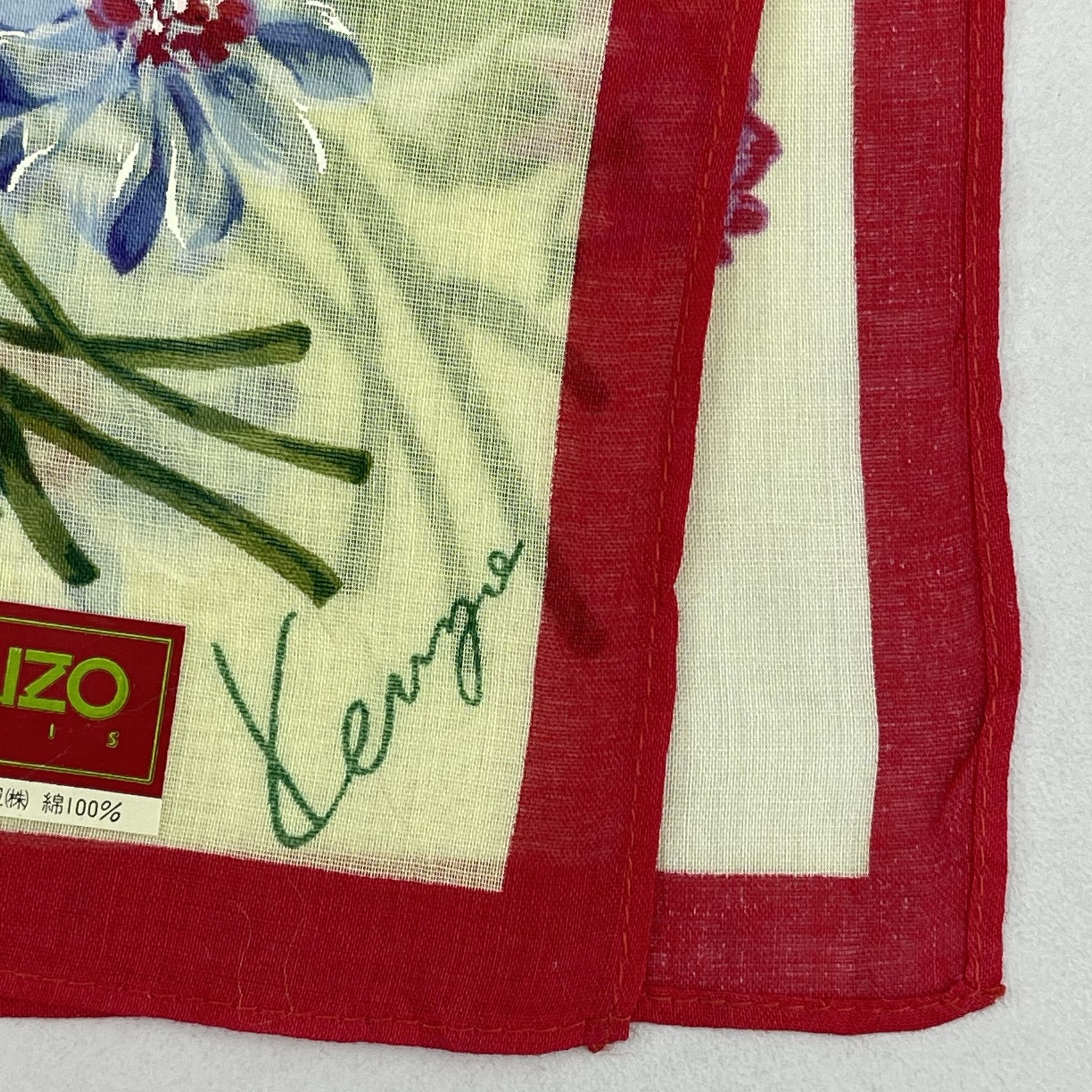Kenzo × Vintage Vintage Kenzo Handkerchief / Neckerchief / Bandana - 4144 Size ONE SIZE - 4 Thumbnail