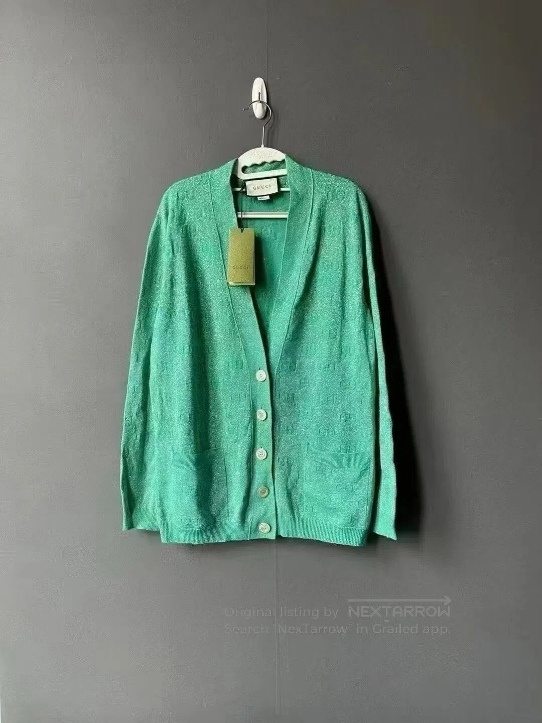 Gucci Guicci Full Print Cardigan| Size US XS / EU 42 / 0 - 1 Thumbnail