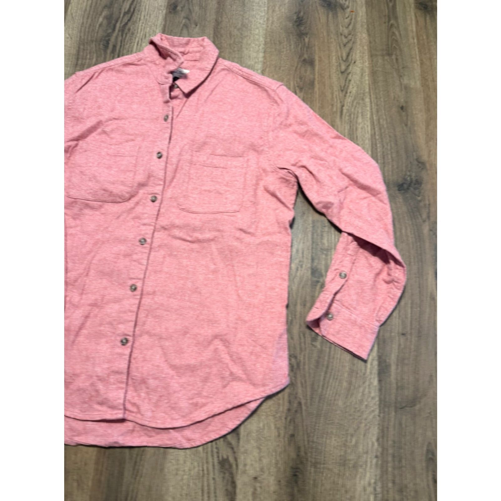 Vintage Universal Thread Shirt Women's XS Red Long Sleeve Button Up Size XS / US 0-2 / IT 36-38 - 4 Thumbnail