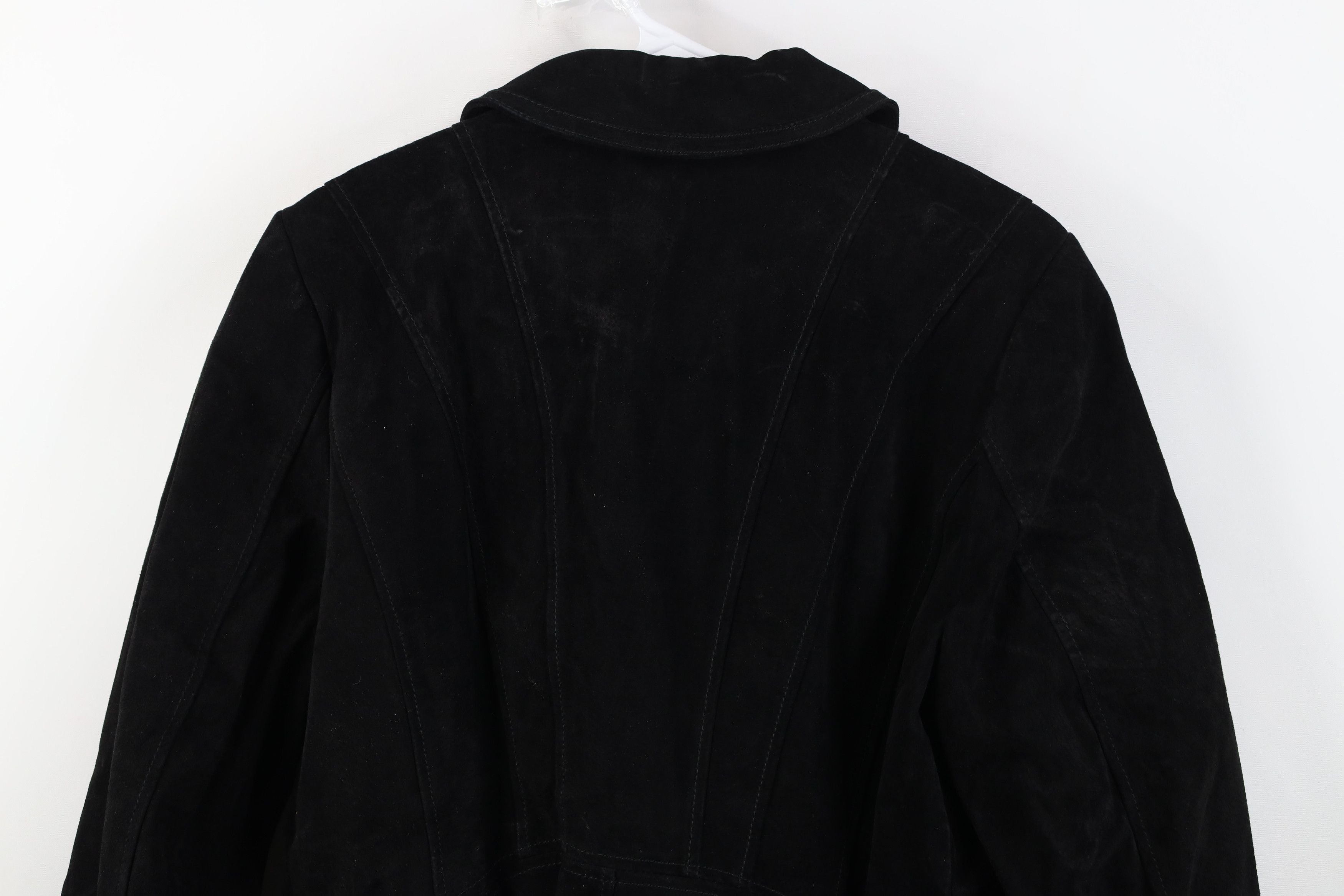 Vintage Vintage Y2K Streetwear Babydoll Suede Leather Bomber Jacket Size XL / US 12-14 / IT 48-50 - 14 Thumbnail