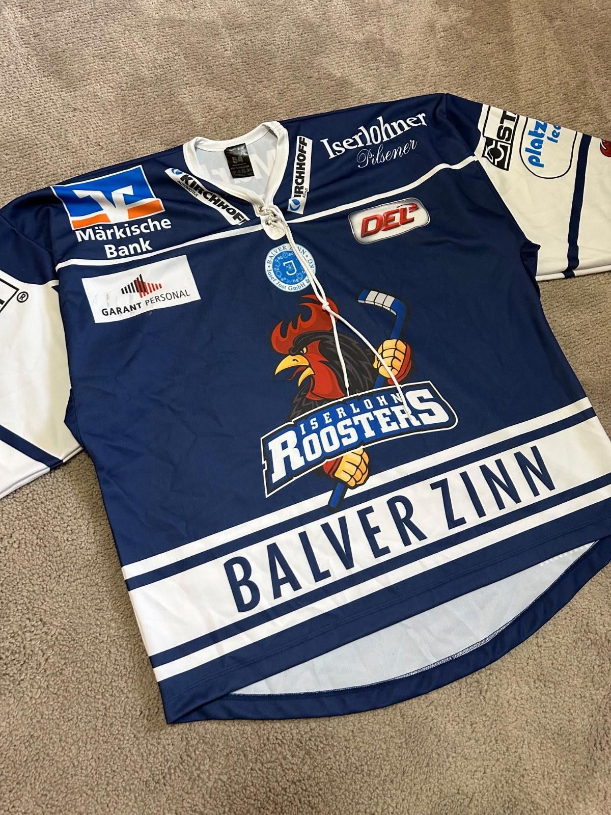 Other #12 ARDELAN Iserlohn Roosters Germany Hockey Shirt Jersey Size US L / EU 52-54 / 3 - 2 Thumbnail