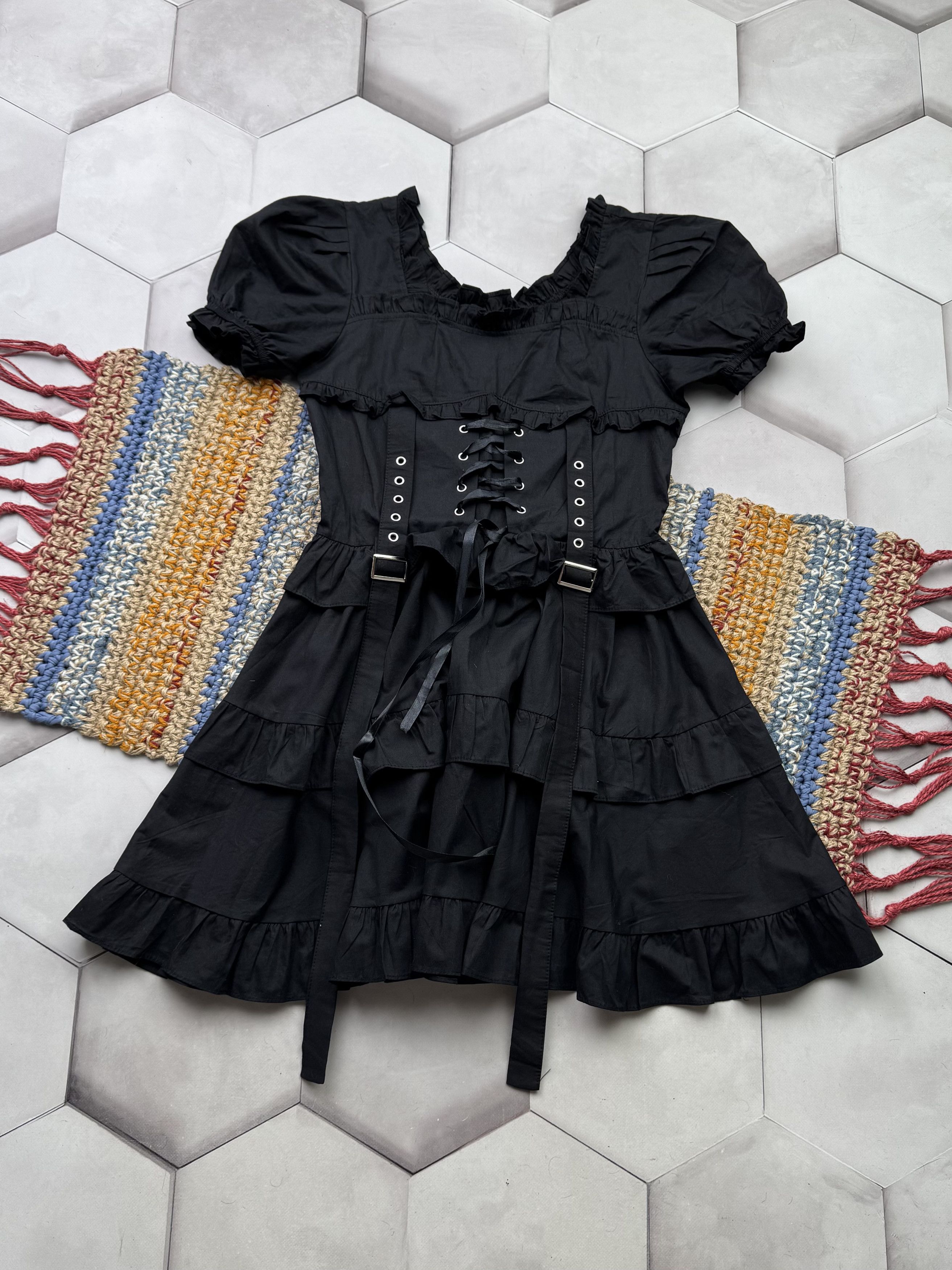 Vintage Vintage Goth Dress (E4) Size XS / US 0-2 / IT 36-38 - 1 Thumbnail
