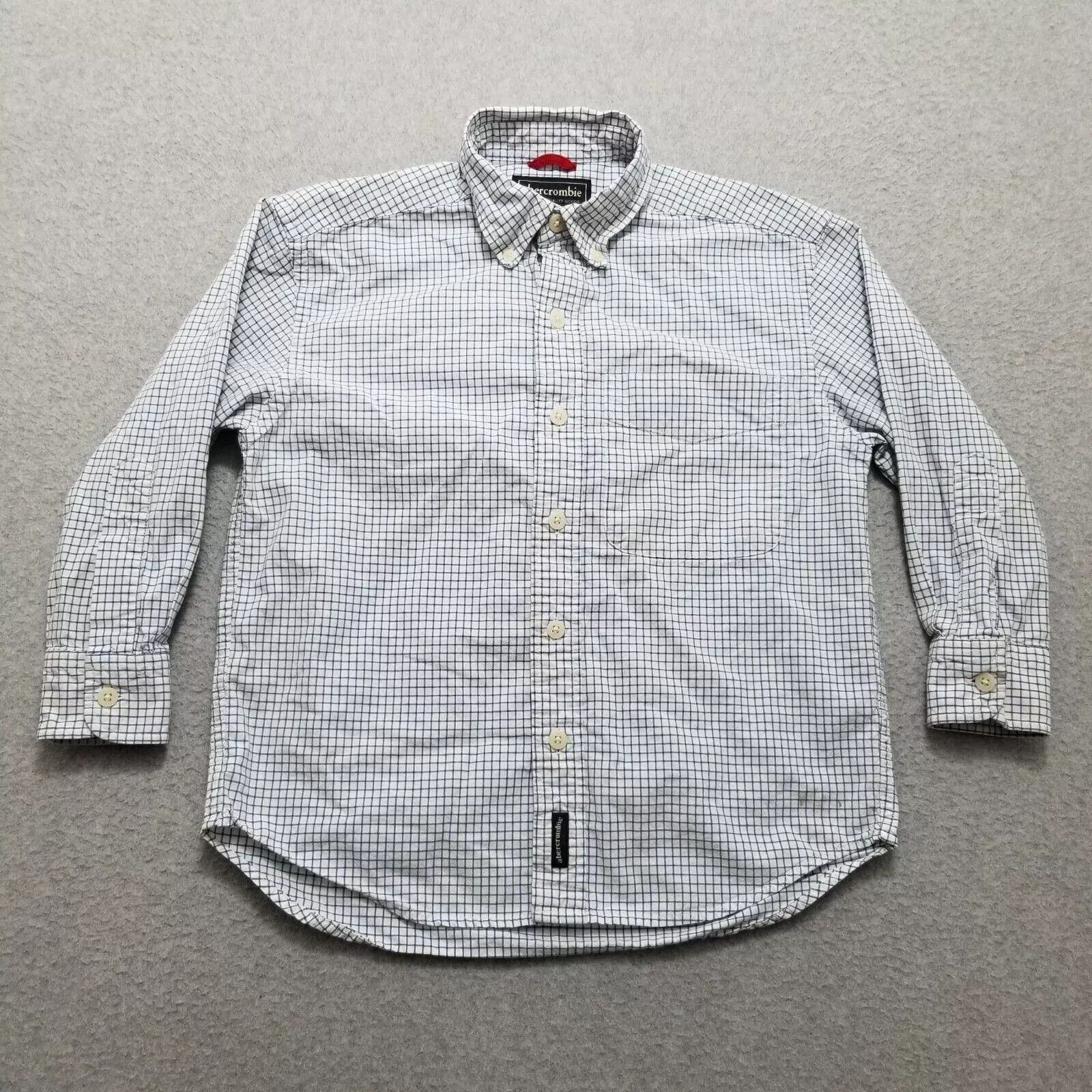 Abercrombie & Fitch Abercrombie & Fitch Shirt Mens Small White Check Button Up Size US S / EU 44-46 / 1 - 1 Thumbnail