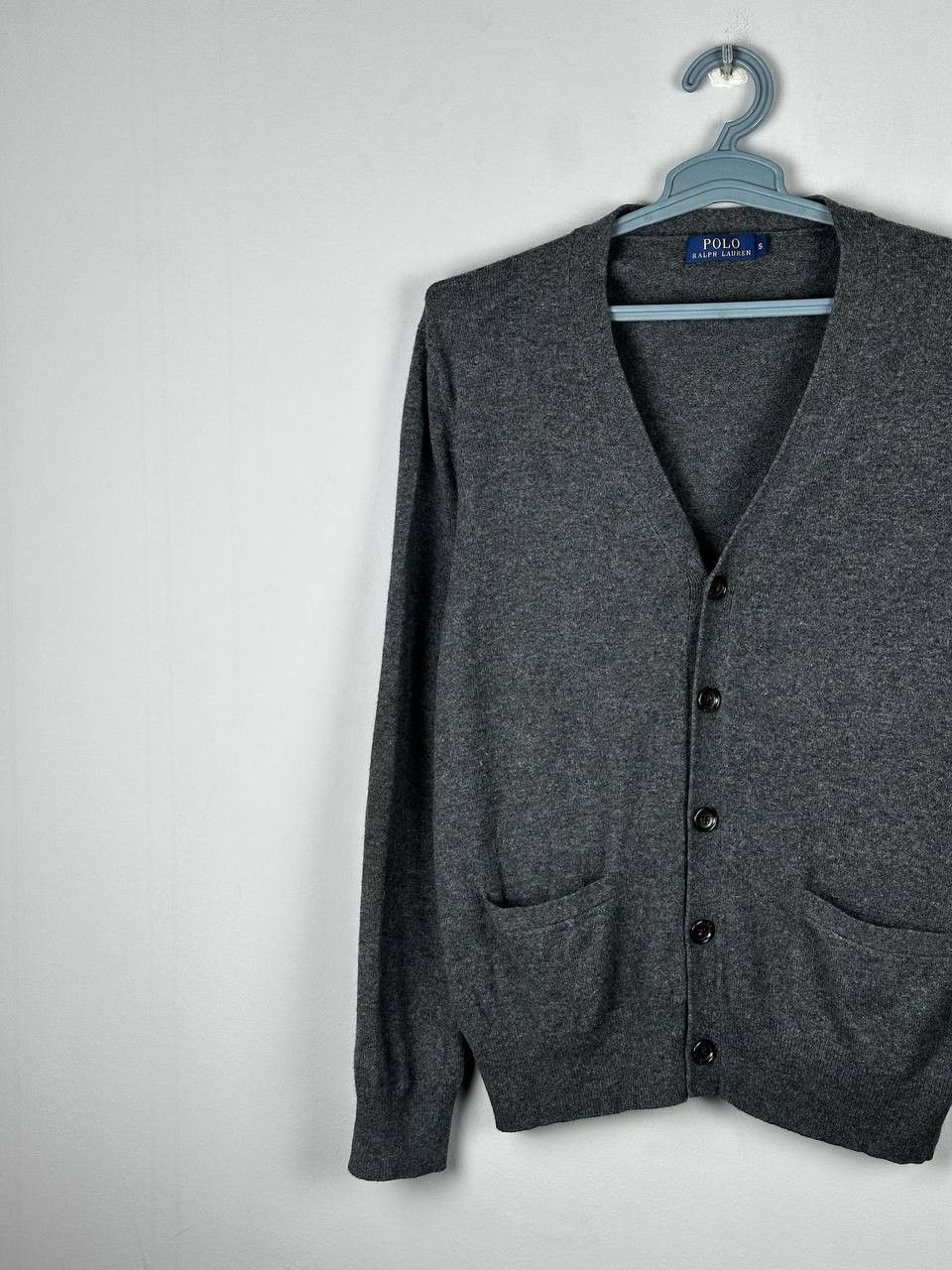 Polo Ralph Lauren Polo RALPH LAUREN Grey Merino Wool Luxury Cardigan Size US S / EU 44-46 / 1 - 2 Thumbnail