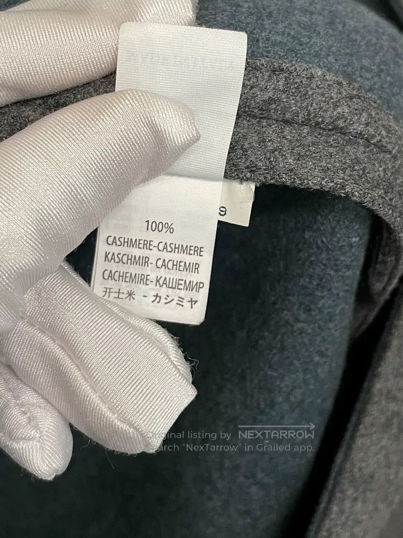 Brunello Cucinelli Brunello Cucinelli Dark Gray Cashmere Long Coat Size S / US 4 / IT 40 - 7 Thumbnail