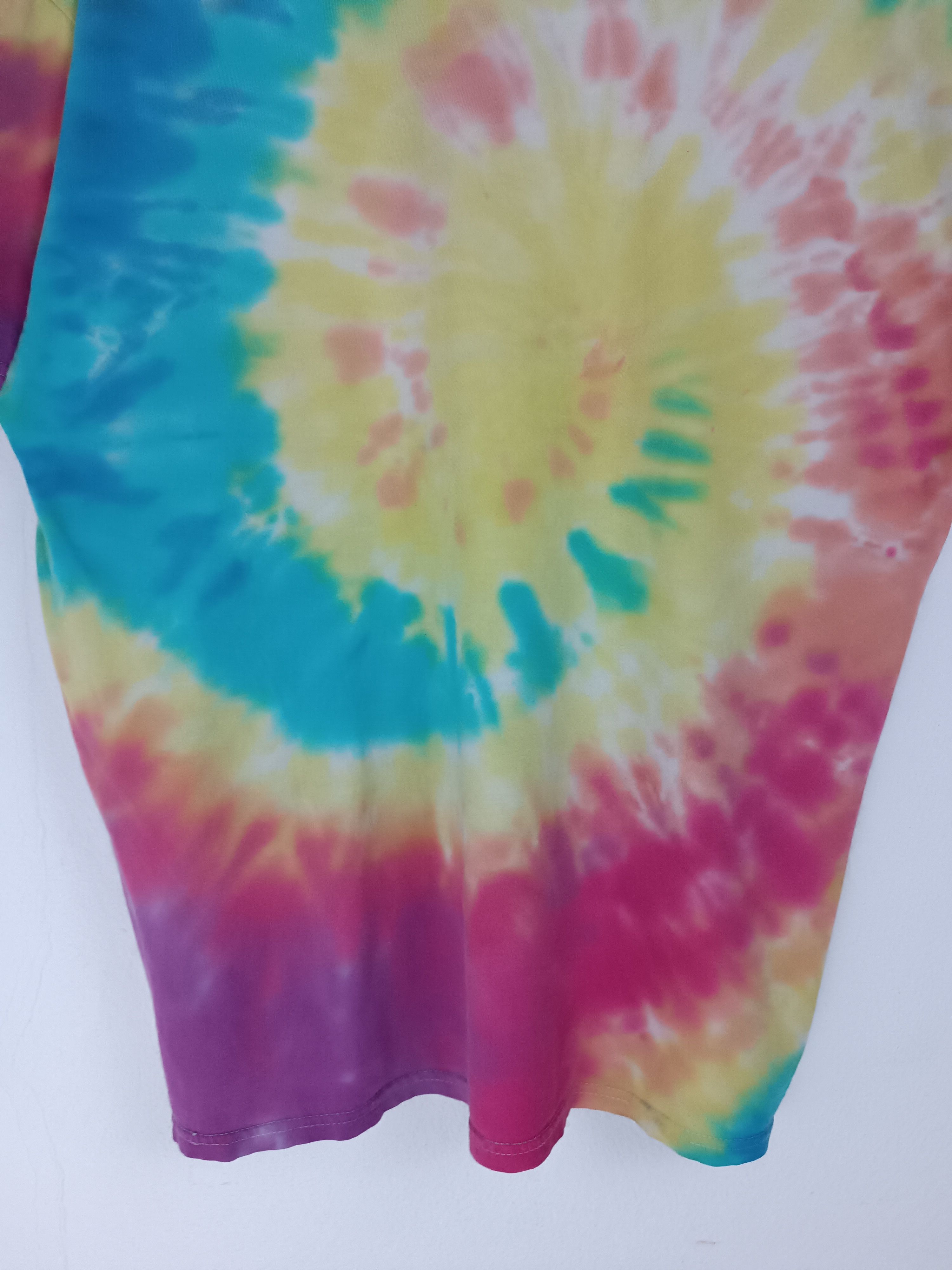 Vintage VINTAGE CAT TIE DYE LSD HIGH FUNNY HUMOR DRUG PET TEE Size US L / EU 52-54 / 3 - 13 Thumbnail