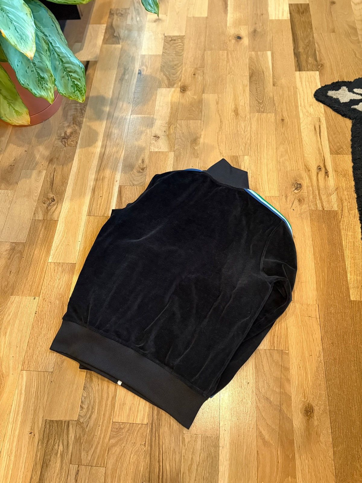Palm Angels Palm Angels Velour Track Jacket Size Medium Size US M / EU 48-50 / 2 - 2 Thumbnail