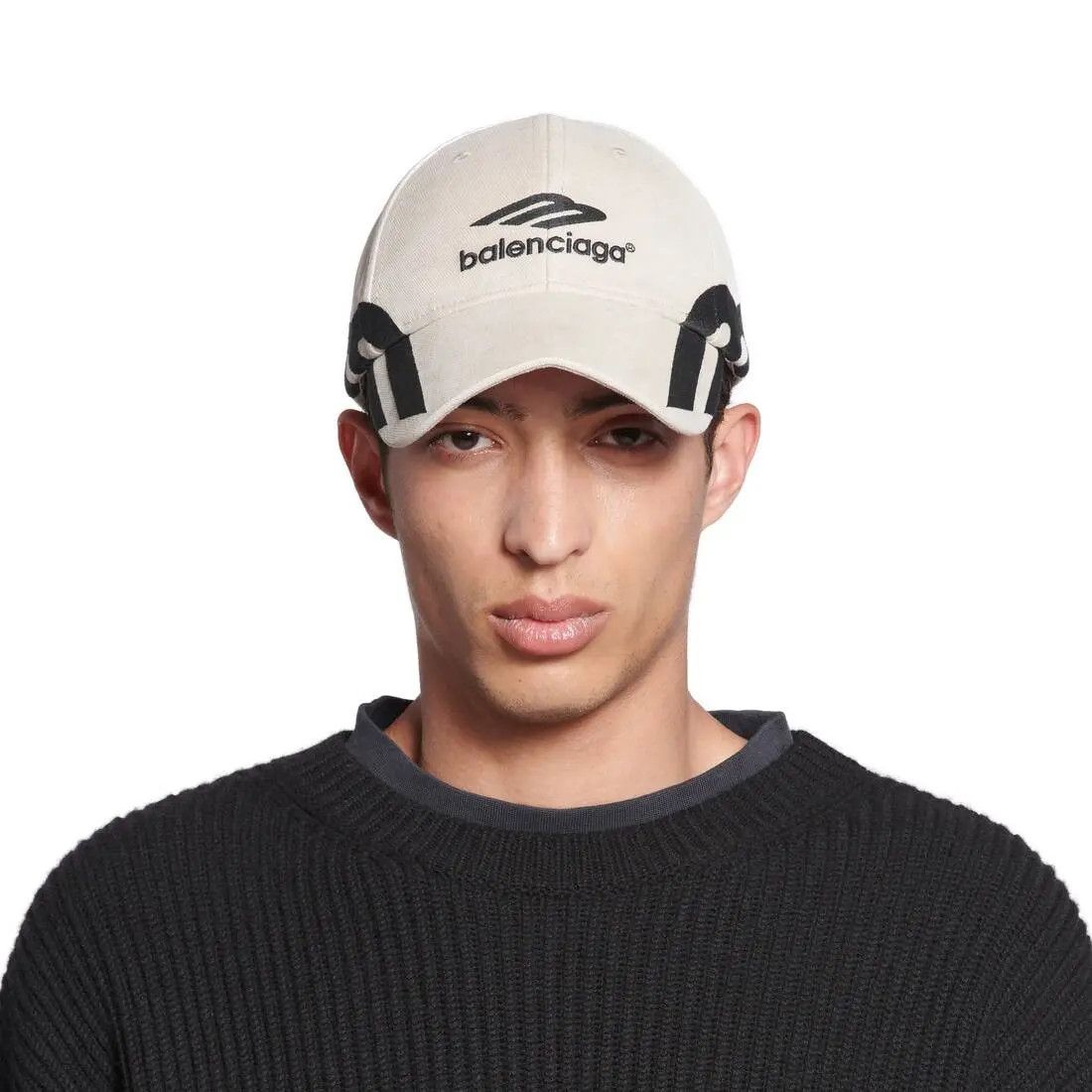 Balenciaga o1in1g0126 Size: S / 3B Sports Icon Cap / Hat Light Beige Size ONE SIZE - 5 Thumbnail