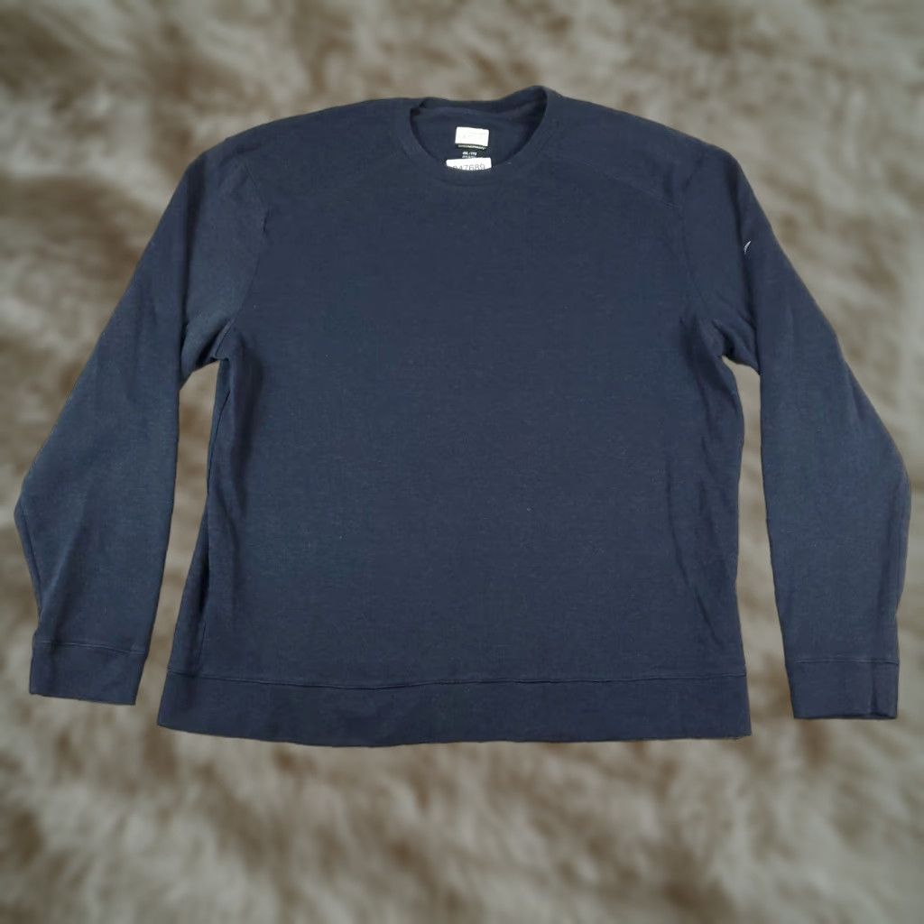 Vintage Greg Norman Mens Sweater Pullover 2XL Blue Casual Knit Long Sleeve Crew Neck All Seasons Size US XXL / EU 58 / 5 - 1 Thumbnail