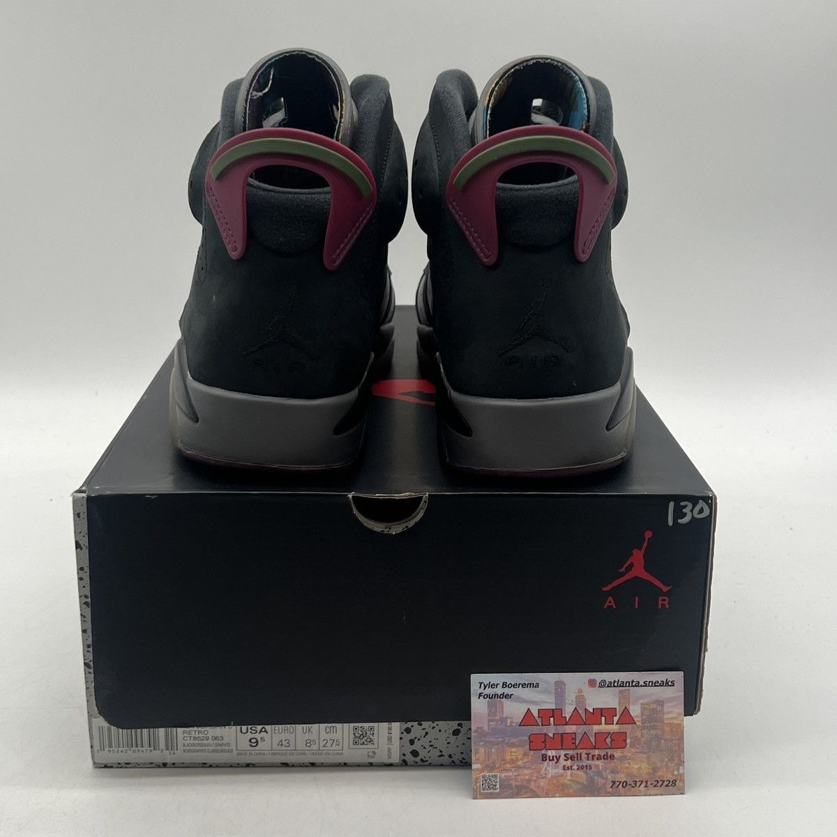 Jordan Brand Air Jordan 6 Bordeaux Size US 9.5 / EU 42-43 - 3 Thumbnail