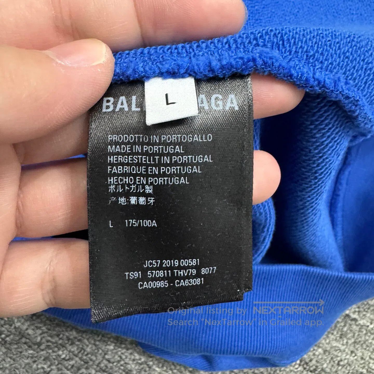 Balenciaga Balenciaga Letter-printed hooded hoodie| Size US L / EU 52-54 / 3 - 5 Thumbnail