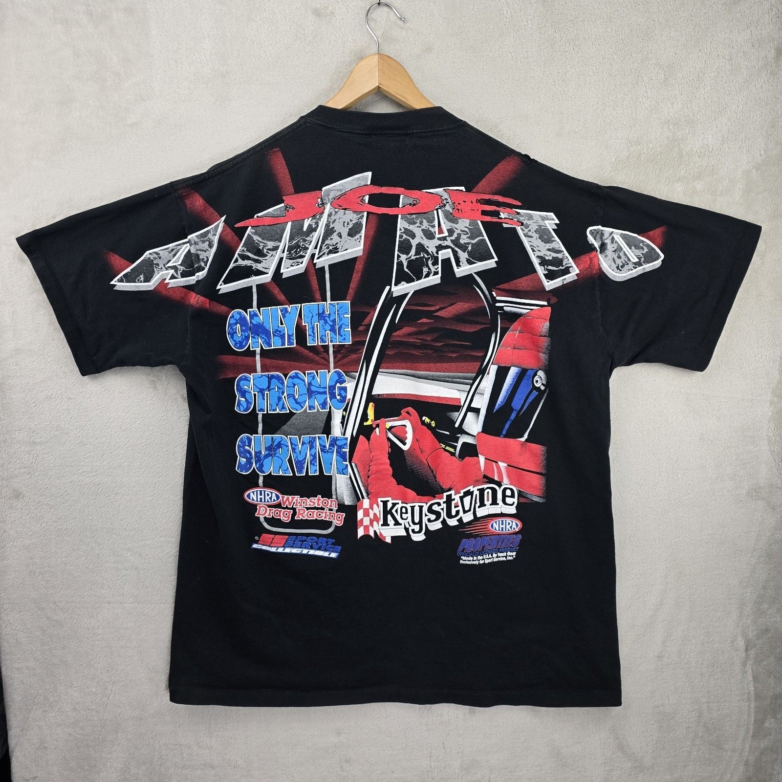 Logo Athletic Vintage Joe Amato Logo Athletic Shirt XXL NHRA AOP 90s Size US XXL / EU 58 / 5 - 6 Thumbnail