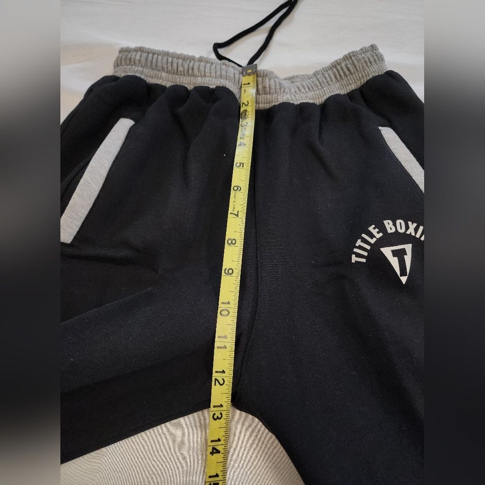 Other Title Boxing Black Grey Training Joggers Warm Pockets Size US 30 / EU 46 - 6 Thumbnail