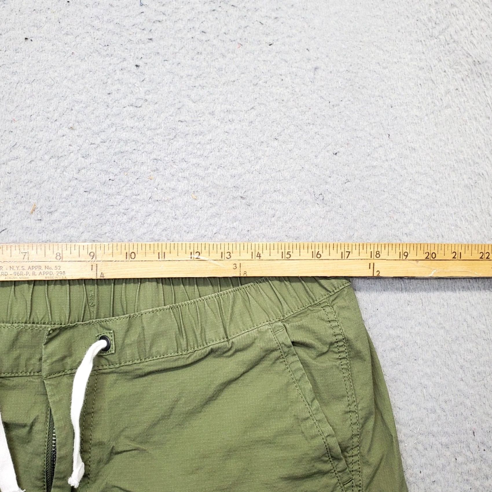 Quiksilver Quiksilver Cargo Shorts Mens L Green Casual Athletic Fit Drawstring Waist Size US 33 - 5 Thumbnail