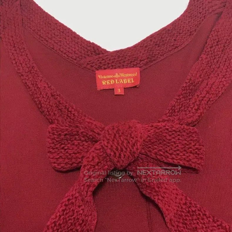 Vivienne Westwood Vivienne Westwood Red Knit Cardigan Size L / US 10 / IT 46 - 6 Thumbnail