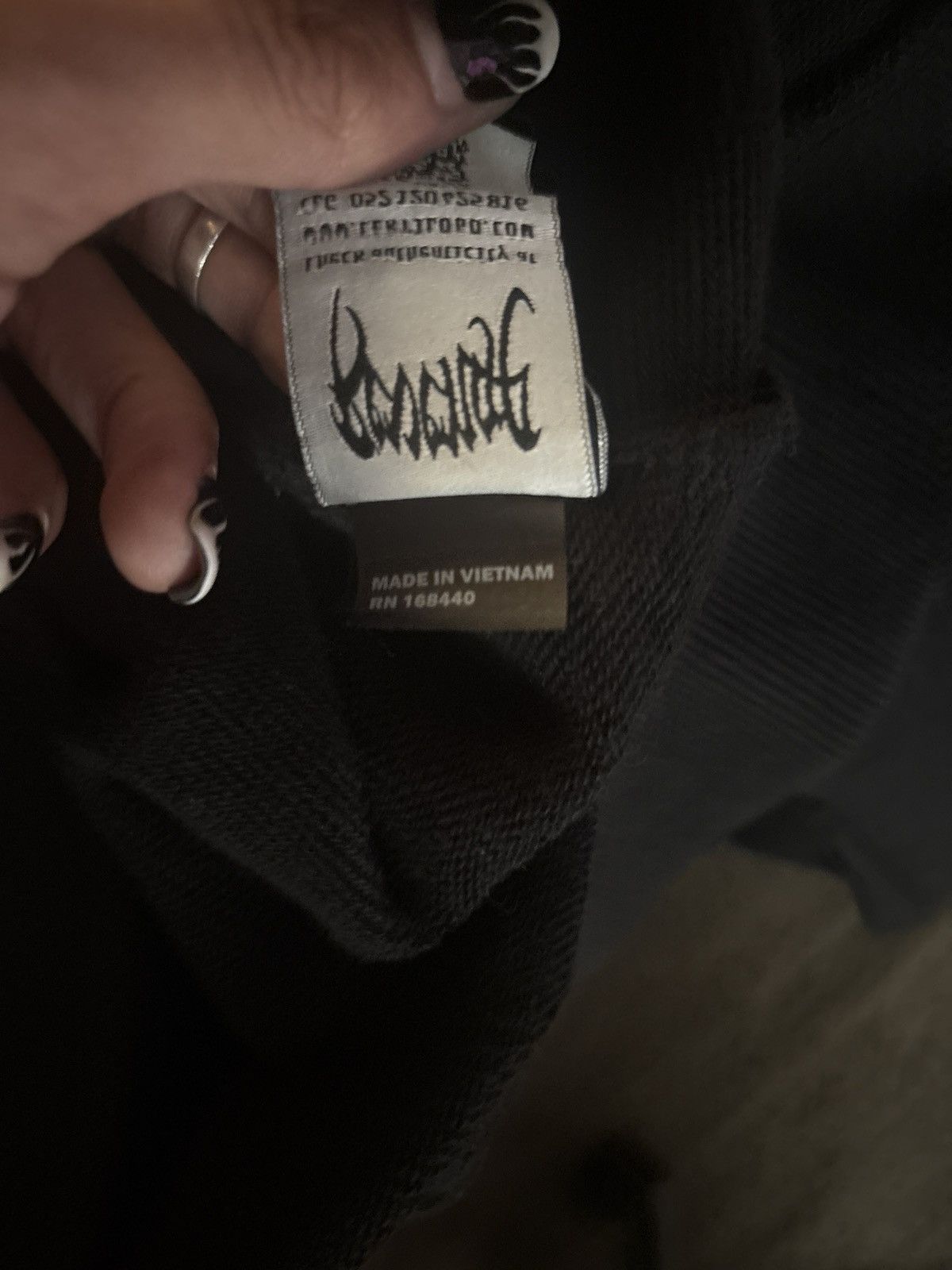Revenge Black/white outline kill hoodie Size US M / EU 48-50 / 2 - 6 Thumbnail