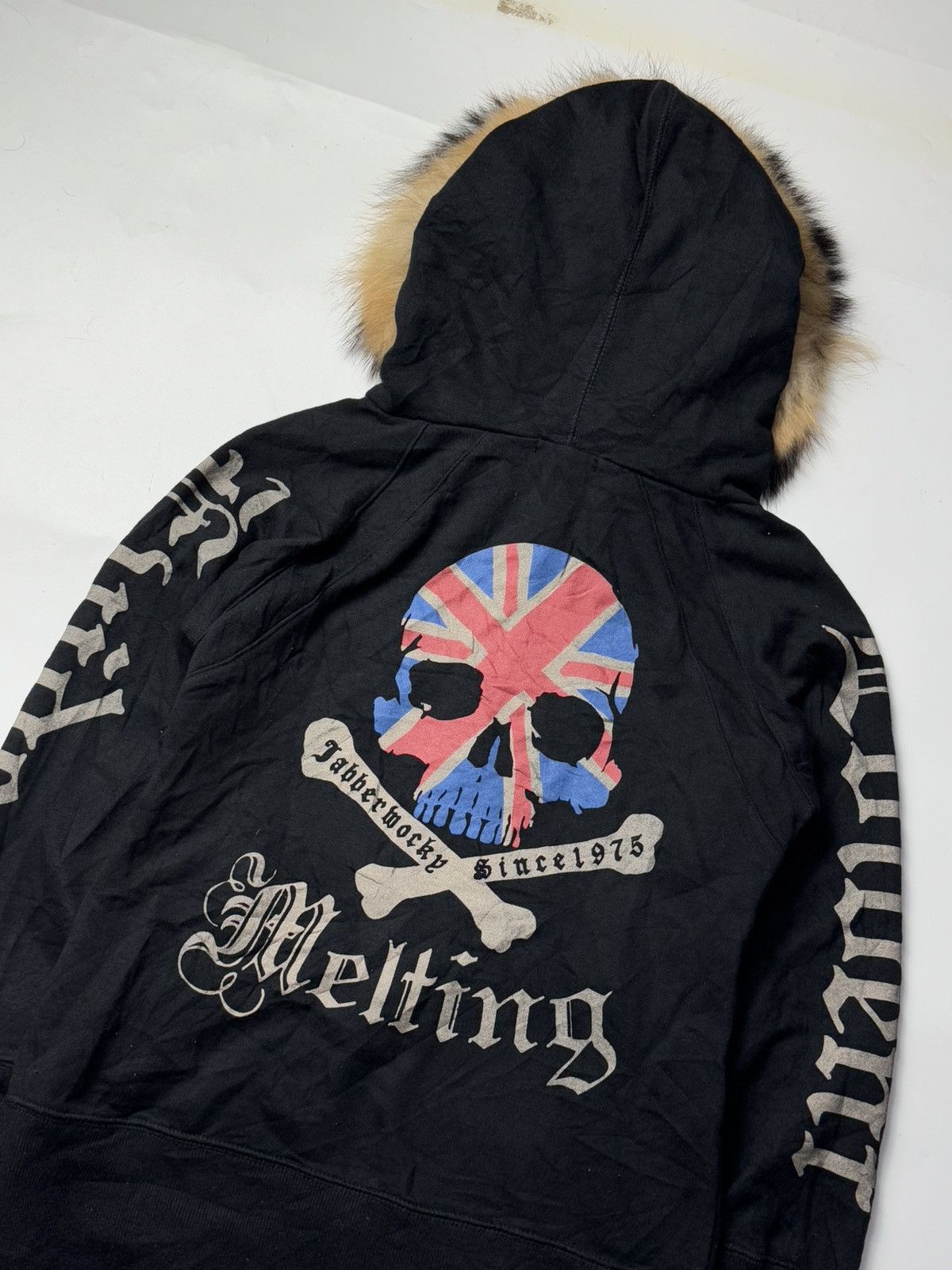 If Six Was Nine Outreef Fur Hoodie England Skulls Studded Gothic Japanese Size US S / EU 44-46 / 1 - 1 Thumbnail