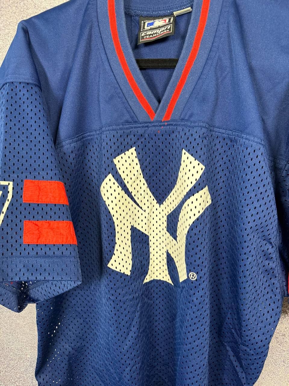 NFL × New York Yankees 90's New York Yankees Campri Vintage Baseball Jersey Size US M / EU 48-50 / 2 - 6 Thumbnail