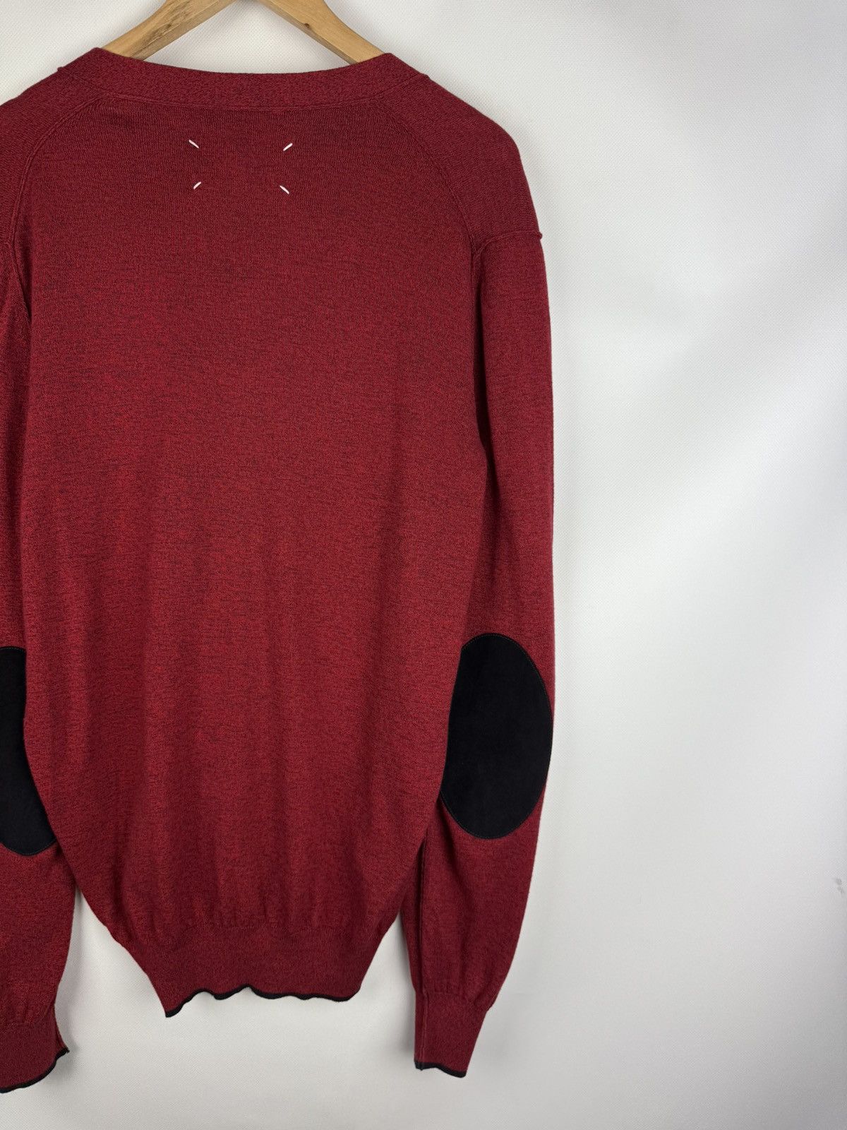 Maison Margiela Maison Margiela Button Front Elbow Patches Cardigan Sweater Size US XL / EU 56 / 4 - 17 Thumbnail