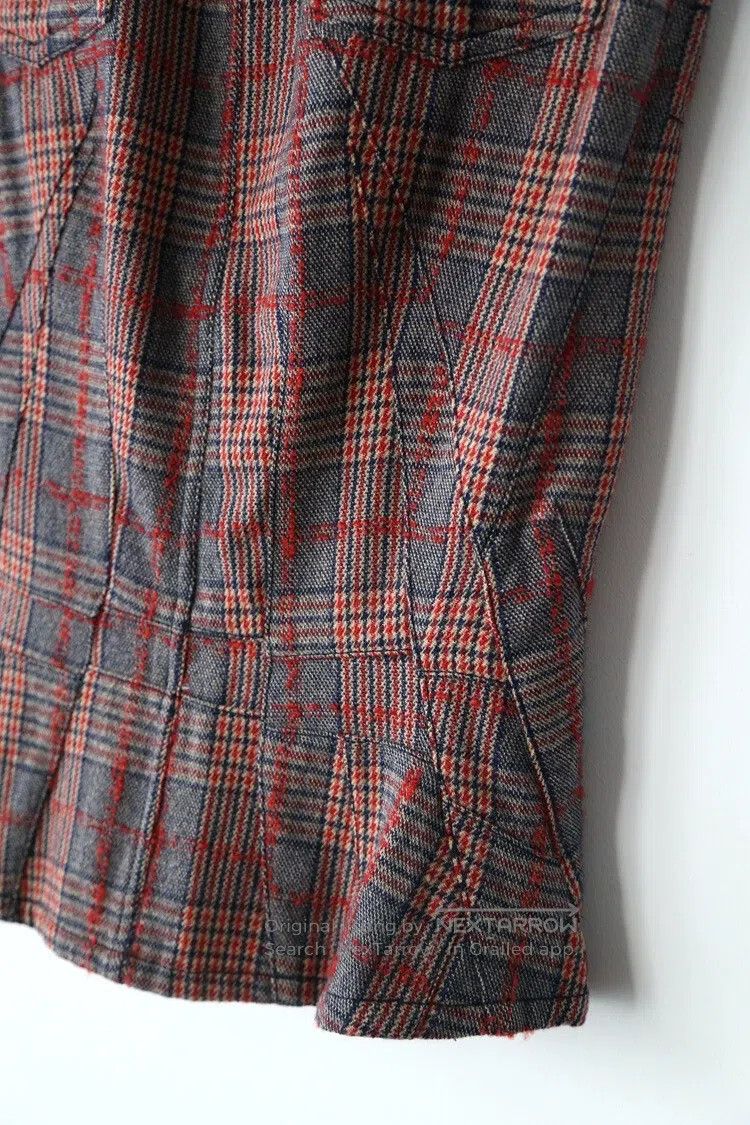 Junya Watanabe Junya Watanabe size M Fishtail checkered skirt Size 23" - 5 Thumbnail