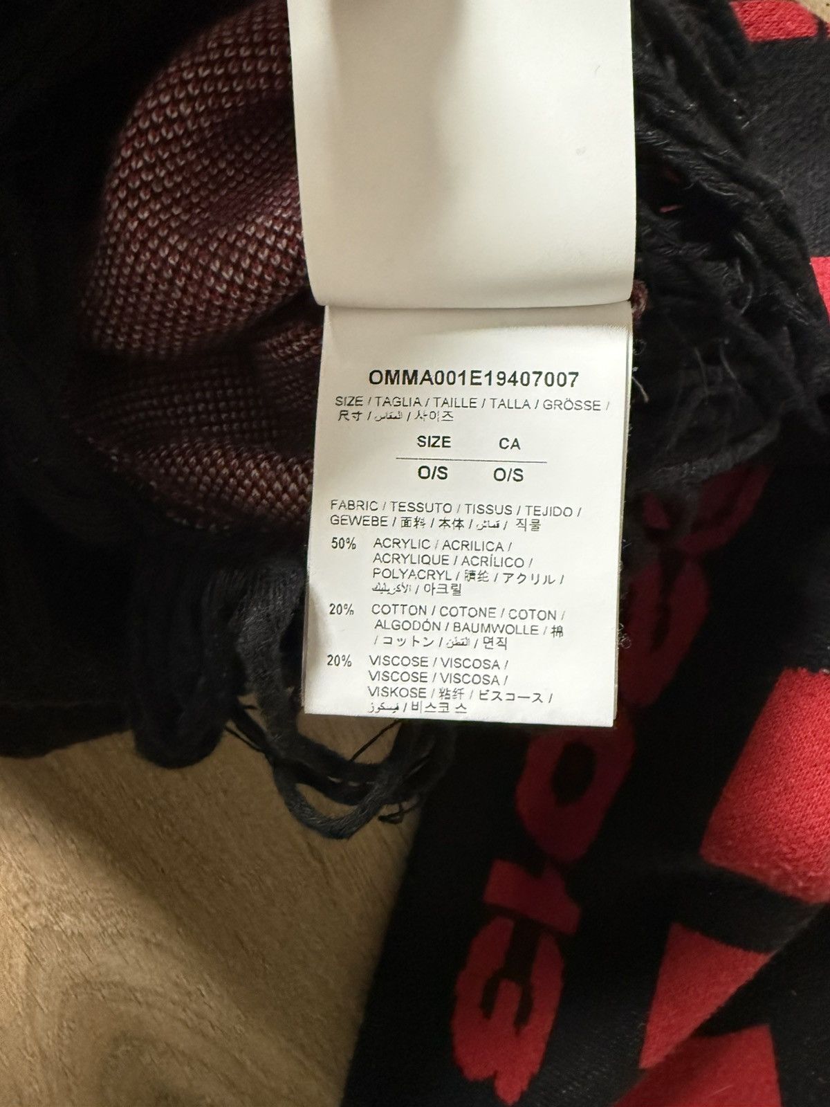 Off-White Off-White FW 19-20 "Bats" Scarf Size ONE SIZE - 6 Thumbnail
