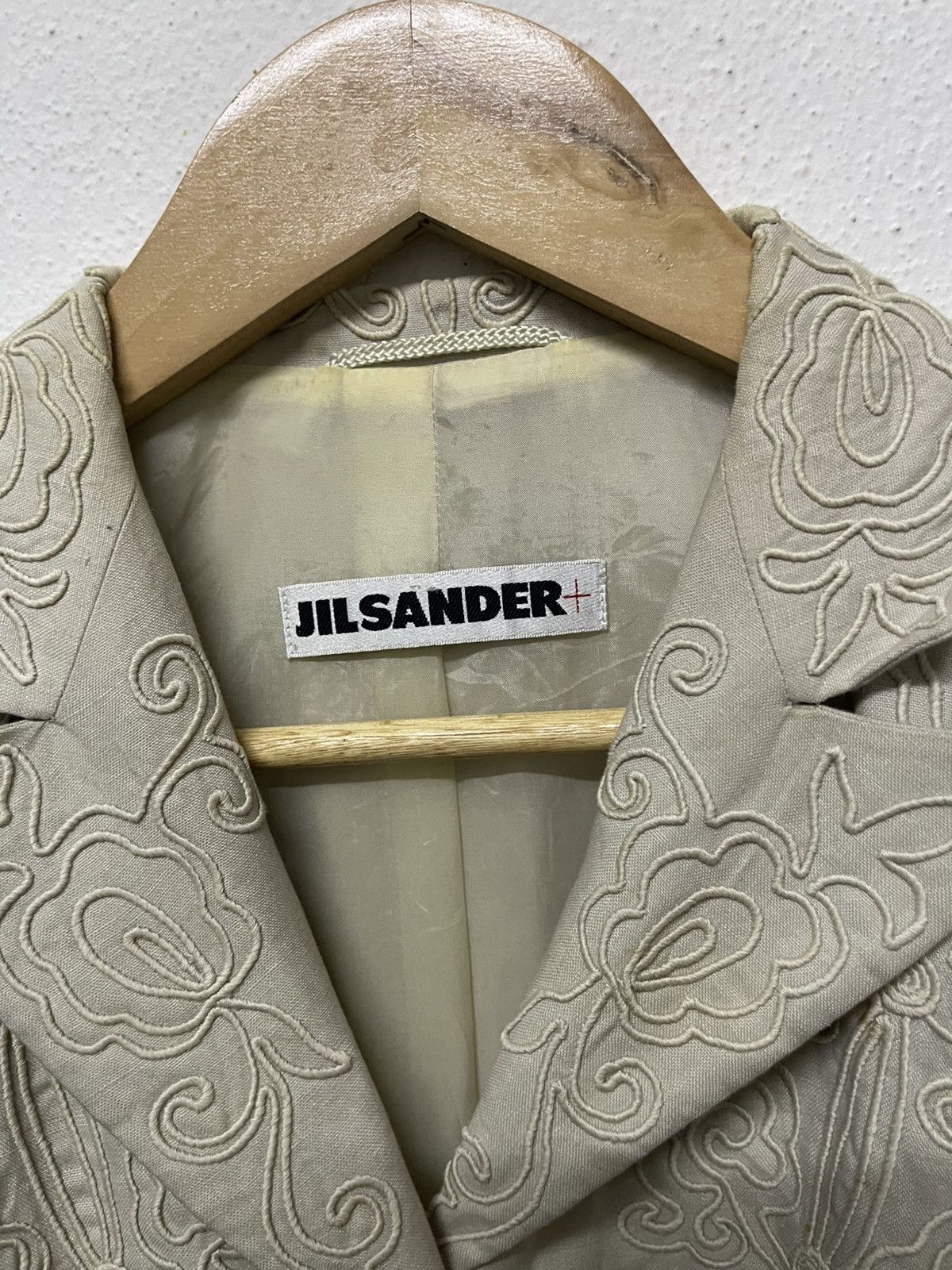 Jil Sander 1990s JIL SANDER EMBROIDERED FORMAL SUIT RARE DESIGN Size XS / US 0-2 / IT 36-38 - 10 Thumbnail