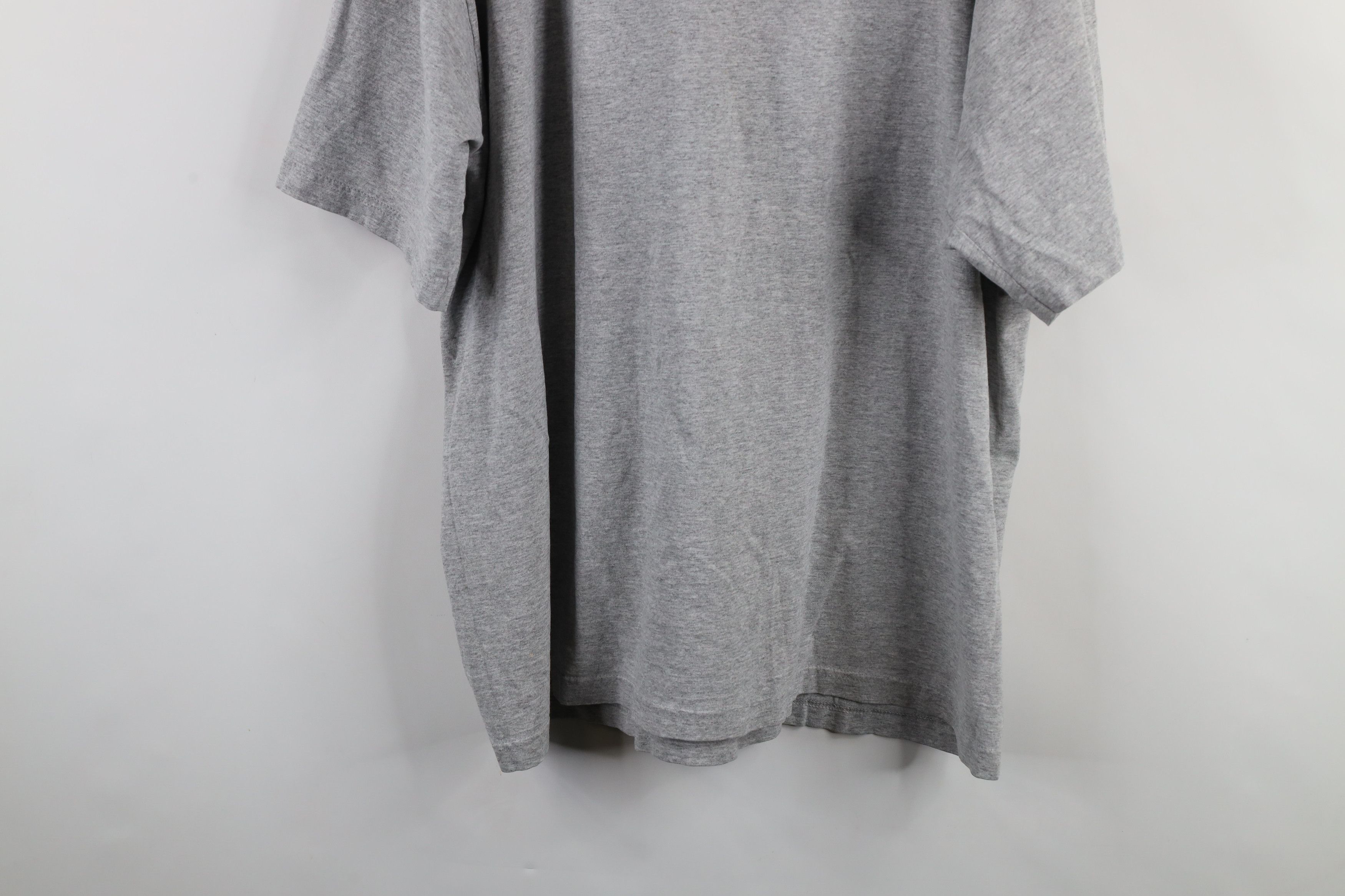 Levi's × Vintage Vintage 90s Levis Spell Out USA V-Neck T-Shirt Gray USA Size US XL / EU 56 / 4 - 10 Thumbnail