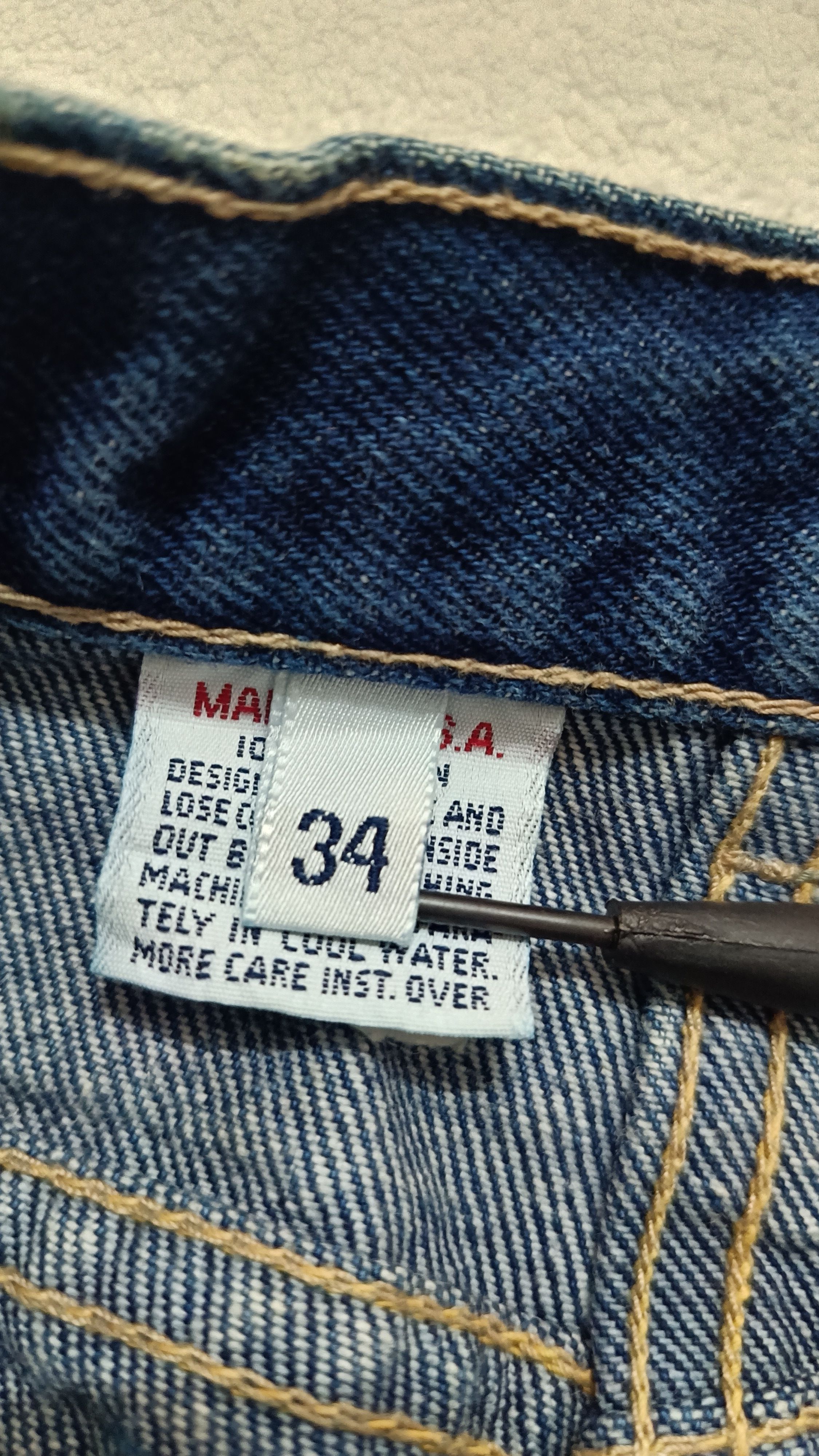Calvin Klein 🔥🔥 Rare Vintage 80s Calvin Klein Jeans Size US 32 / EU 48 - 7 Thumbnail