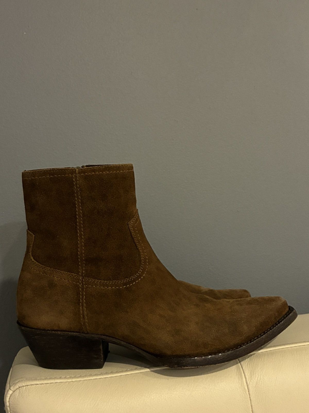Saint Laurent Paris Lukas western boot 36.5 Size US 6.5 / IT 36.5 - 9 Thumbnail